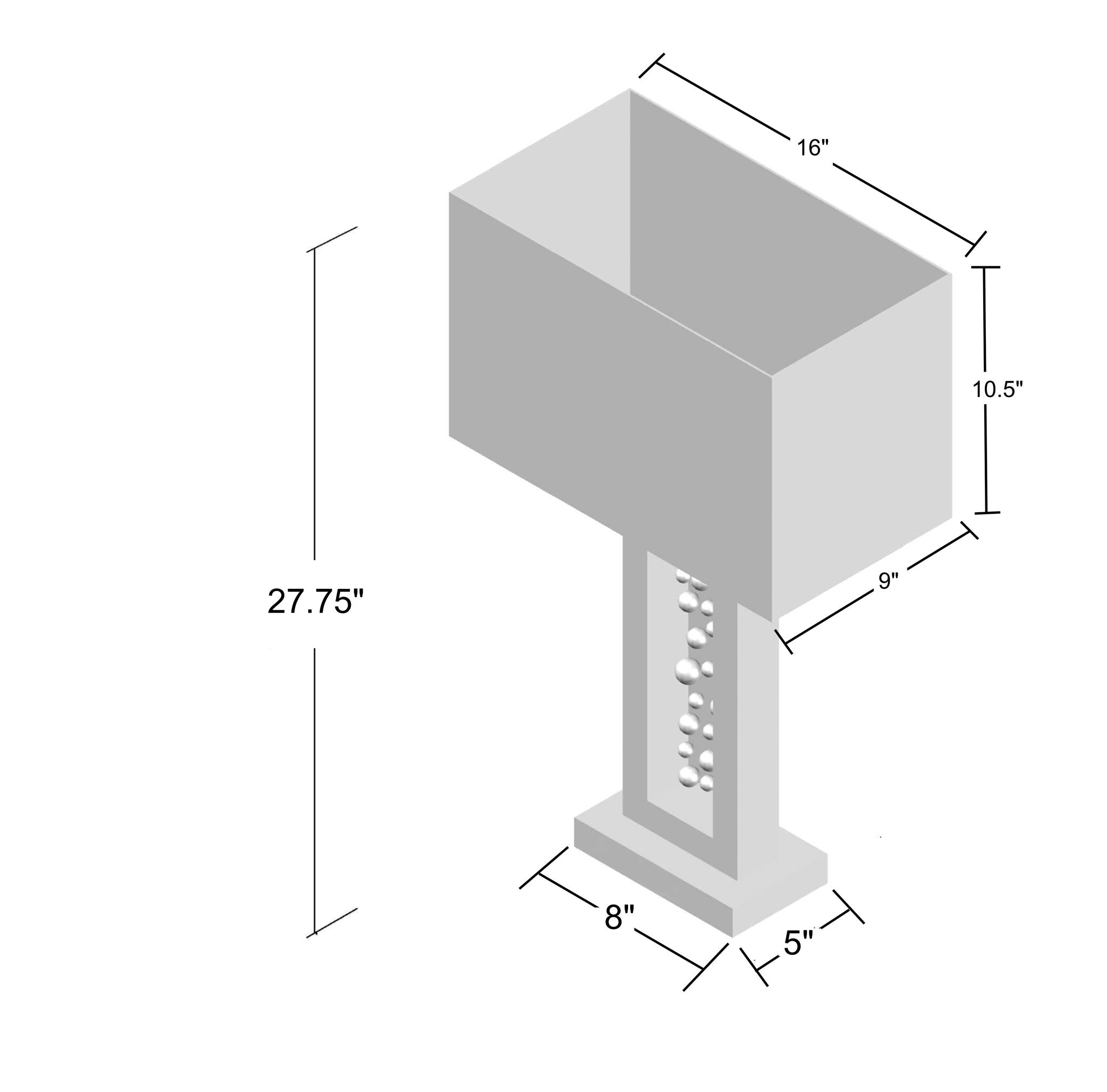 Table Lamp - Metal - Black - Urban Living Furniture (Los Angeles, CA)