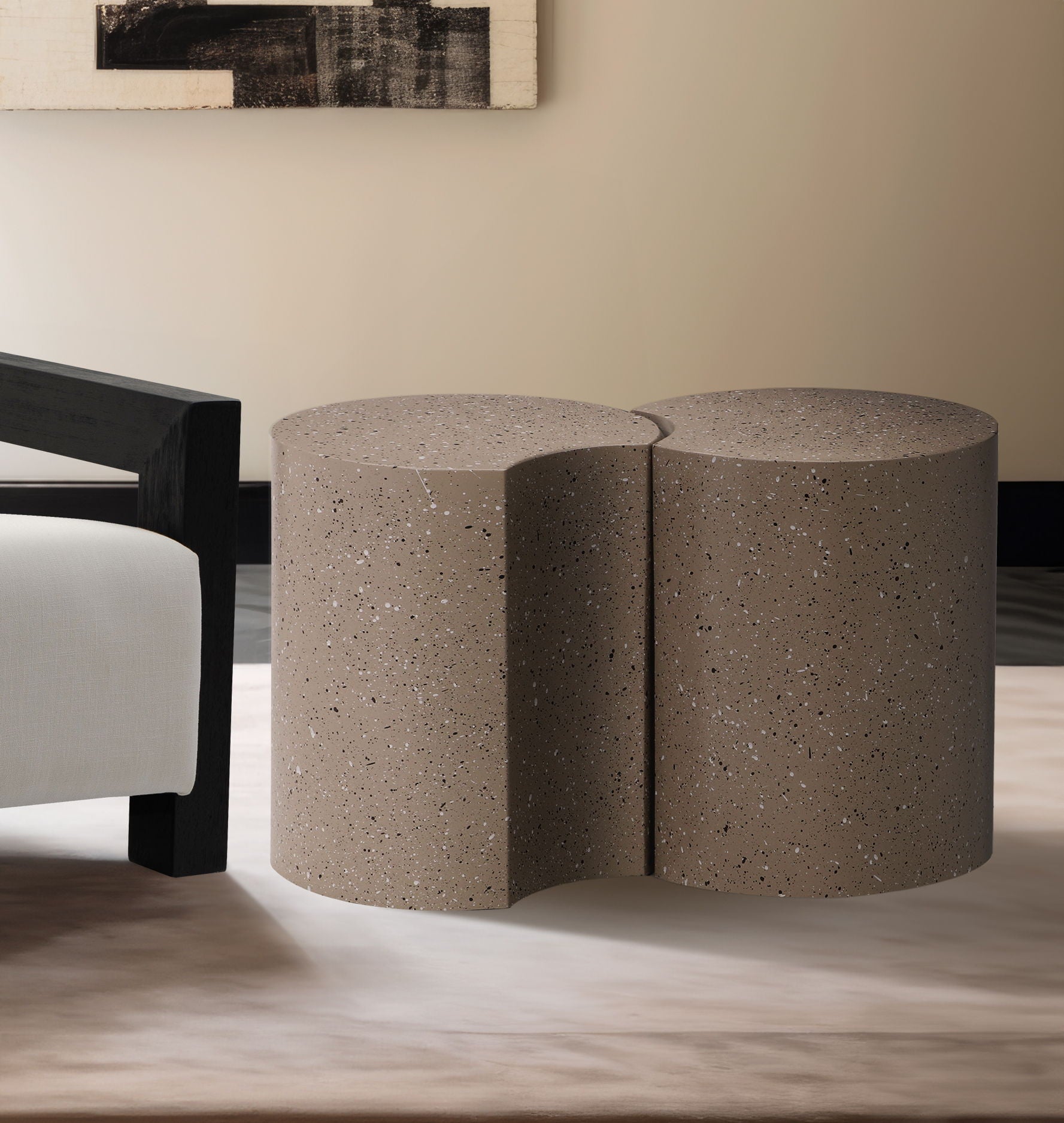 Dimple - End Table - Terazzo Finish - Urban Living Furniture (Los Angeles, CA)