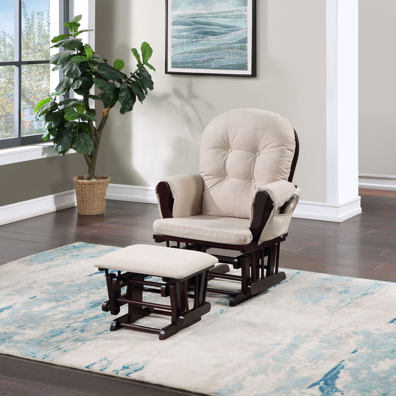 Mason - Glider And Ottoman Gray Wood - Urban Living Furniture (Los Angeles, CA)