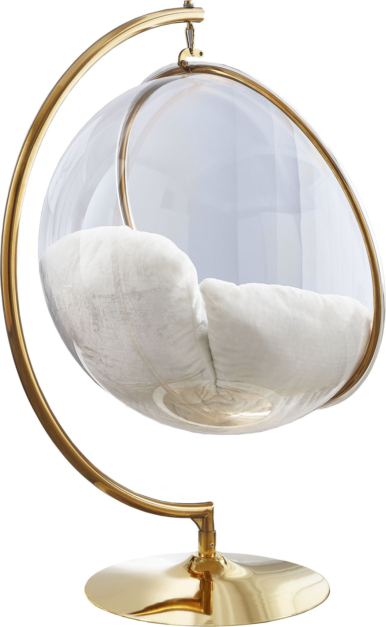 Luna - Swing Accent Chair - White - Urban Living Furniture (Los Angeles, CA)