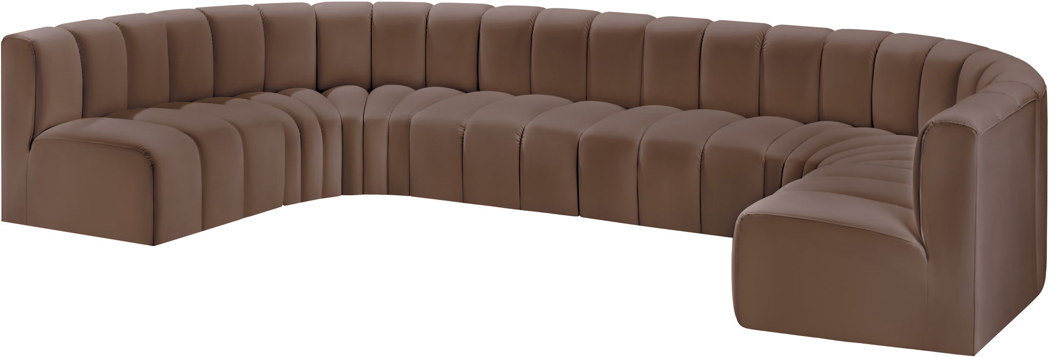 Arc - Faux Leather Modular U-Shaped Sectional - Urban Living Furniture (Los Angeles, CA)