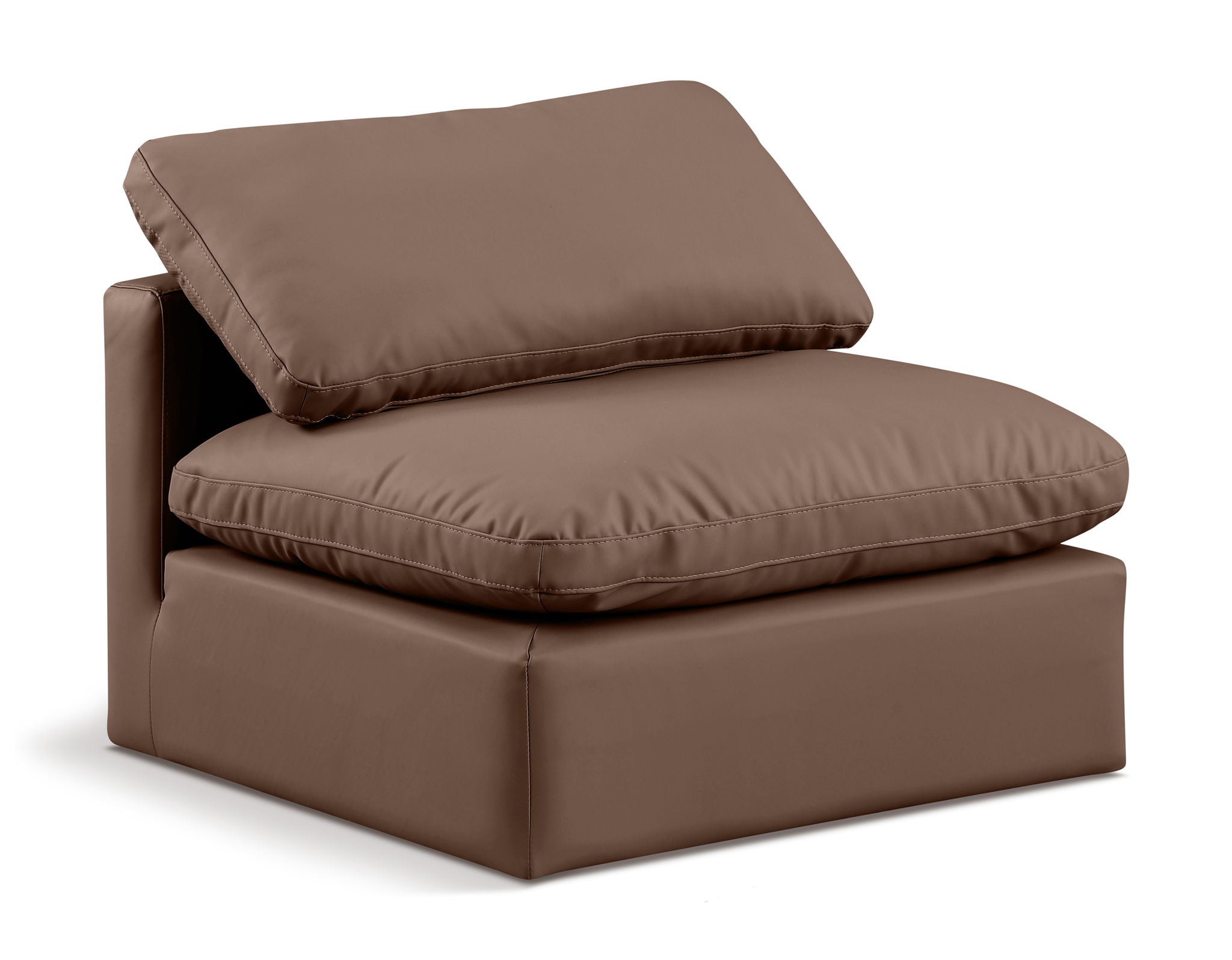 Indulge - Faux Leather Armless Chair - Urban Living Furniture (Los Angeles, CA)