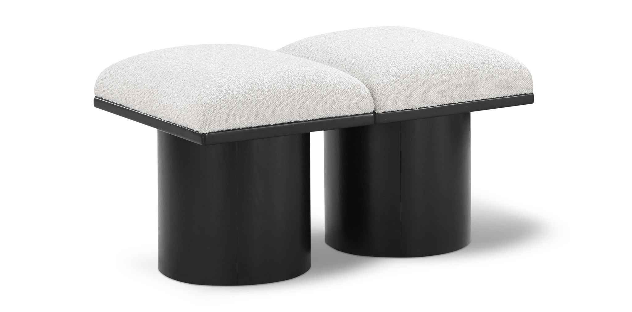 Pavilion - 2 Piece Modular Bench With Black Base - Urban Living Furniture (Los Angeles, CA)