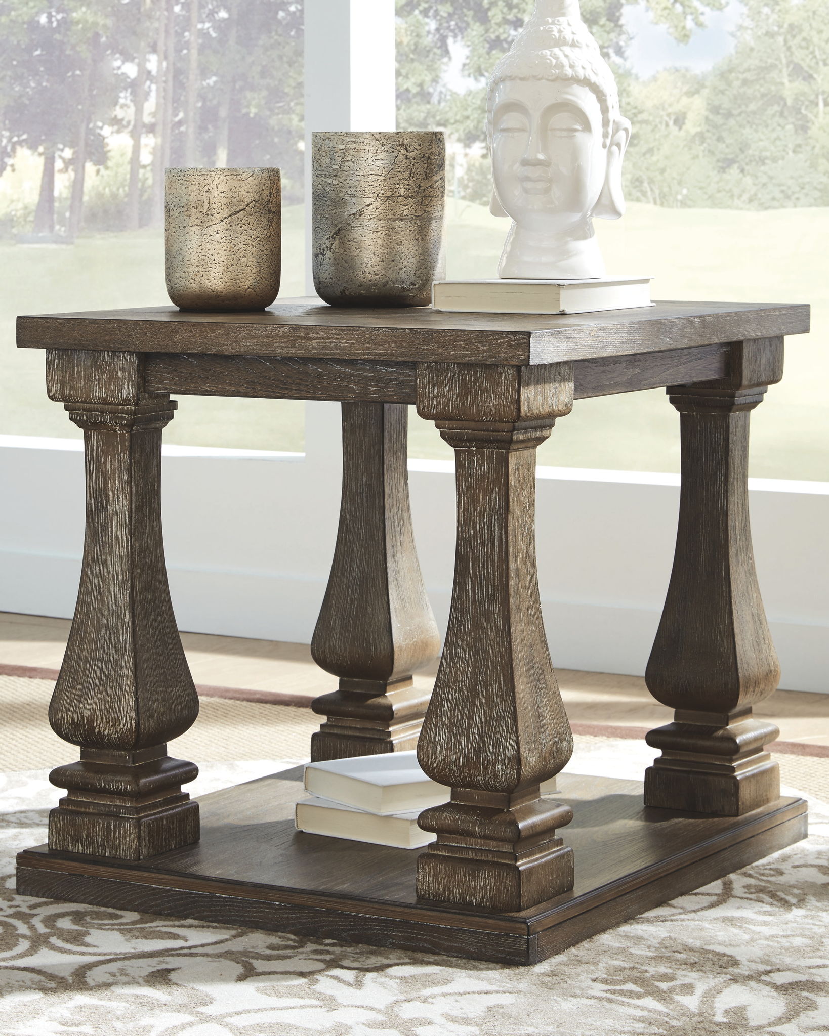 Johnelle - Gray - Rectangular End Table - Urban Living Furniture (Los Angeles, CA)