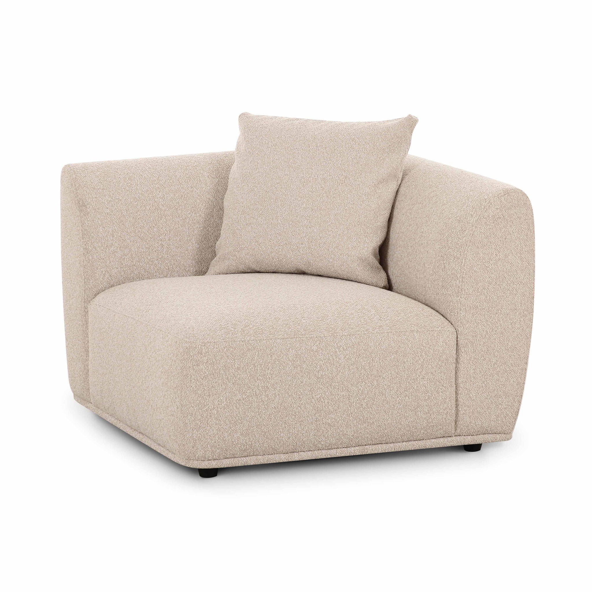 Sylvie - Corner Chair - Cream - Urban Living Furniture (Los Angeles, CA)