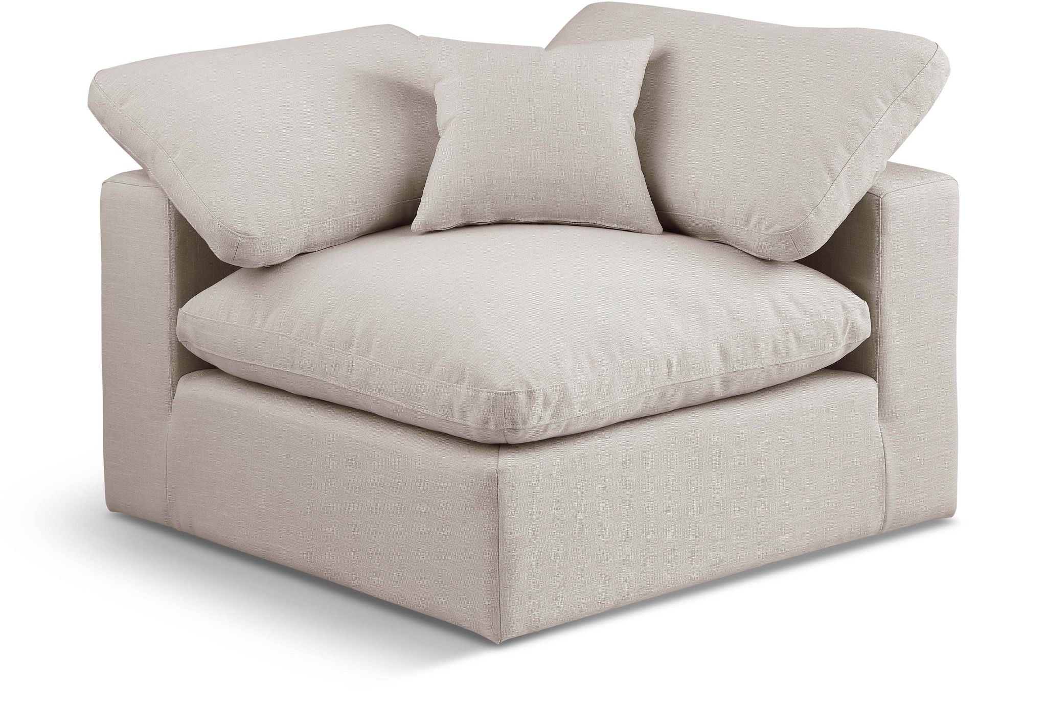 Comfy - Linen Corner Chair - Urban Living Furniture (Los Angeles, CA)