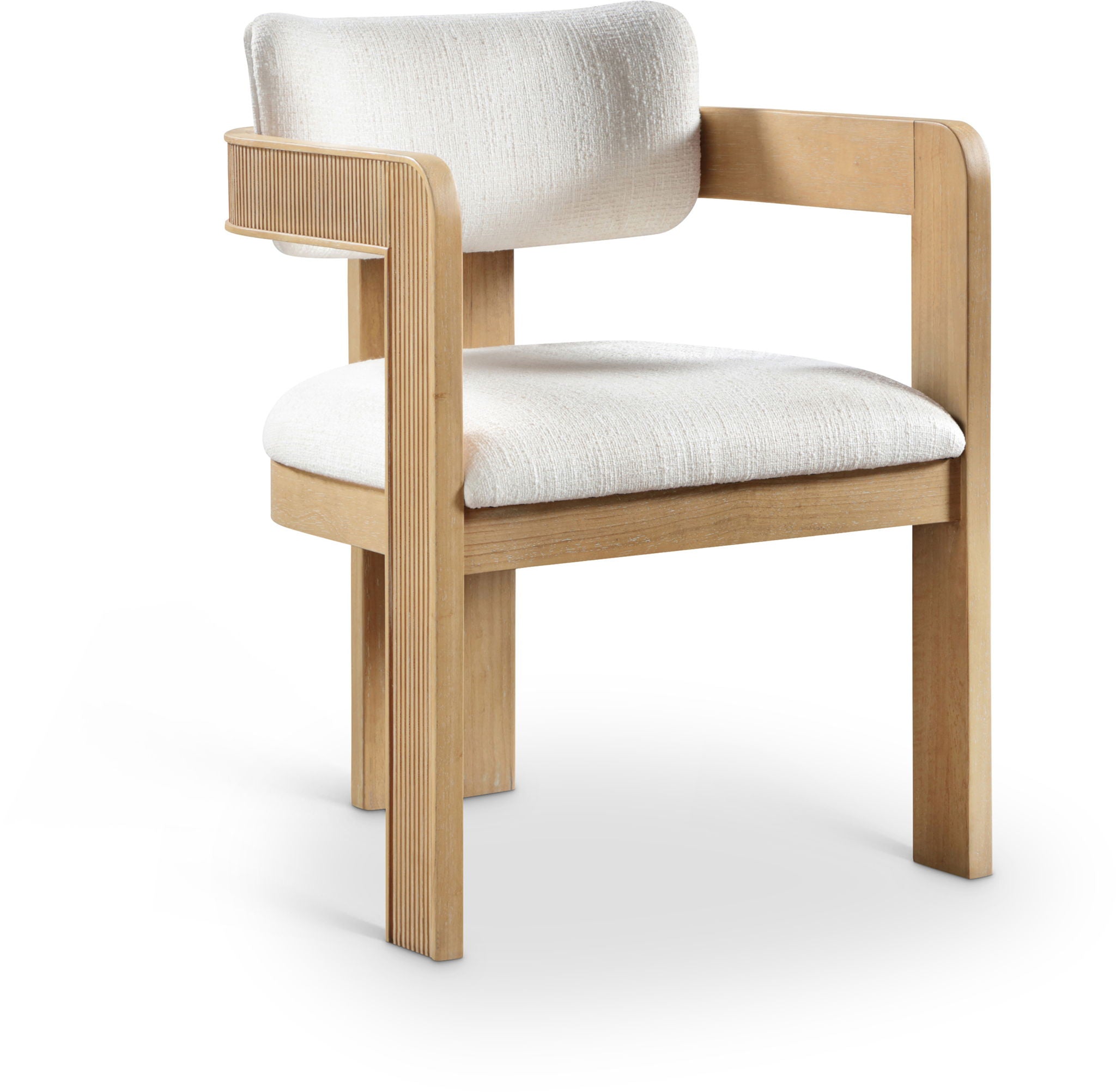 Sacha - Linen Dining Chair With Natural Base (Set of 2) - Urban Living Furniture (Los Angeles, CA)