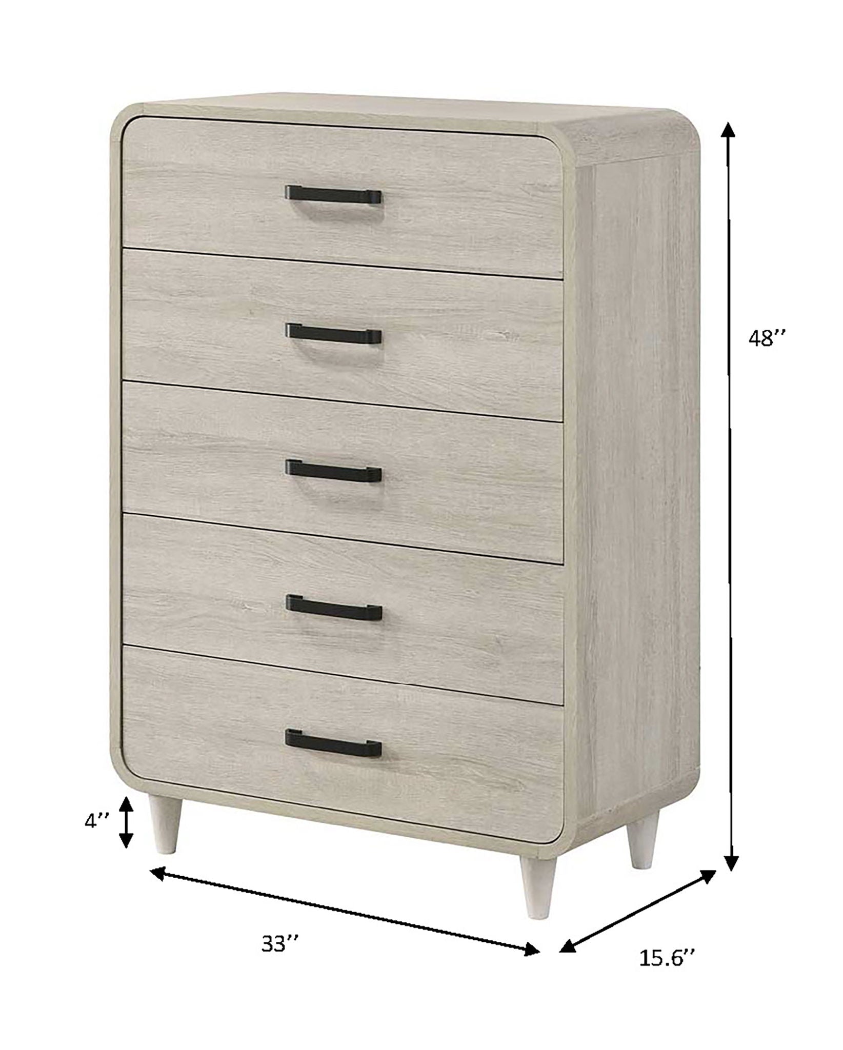 Nyomi - Chest - White - Urban Living Furniture (Los Angeles, CA)