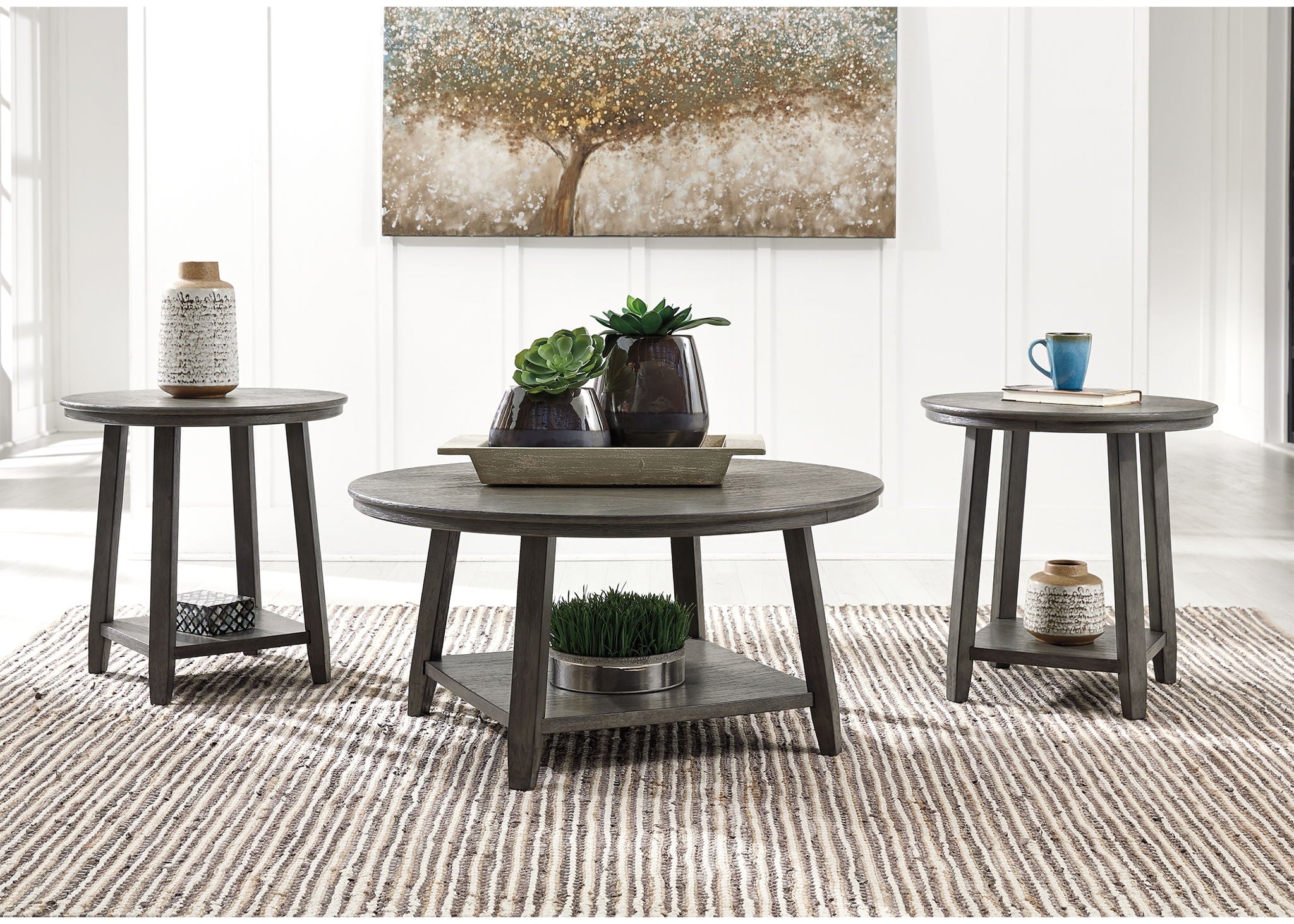 Caitbrook - Gray - Occasional Table Set (Set of 3) - Urban Living Furniture (Los Angeles, CA)