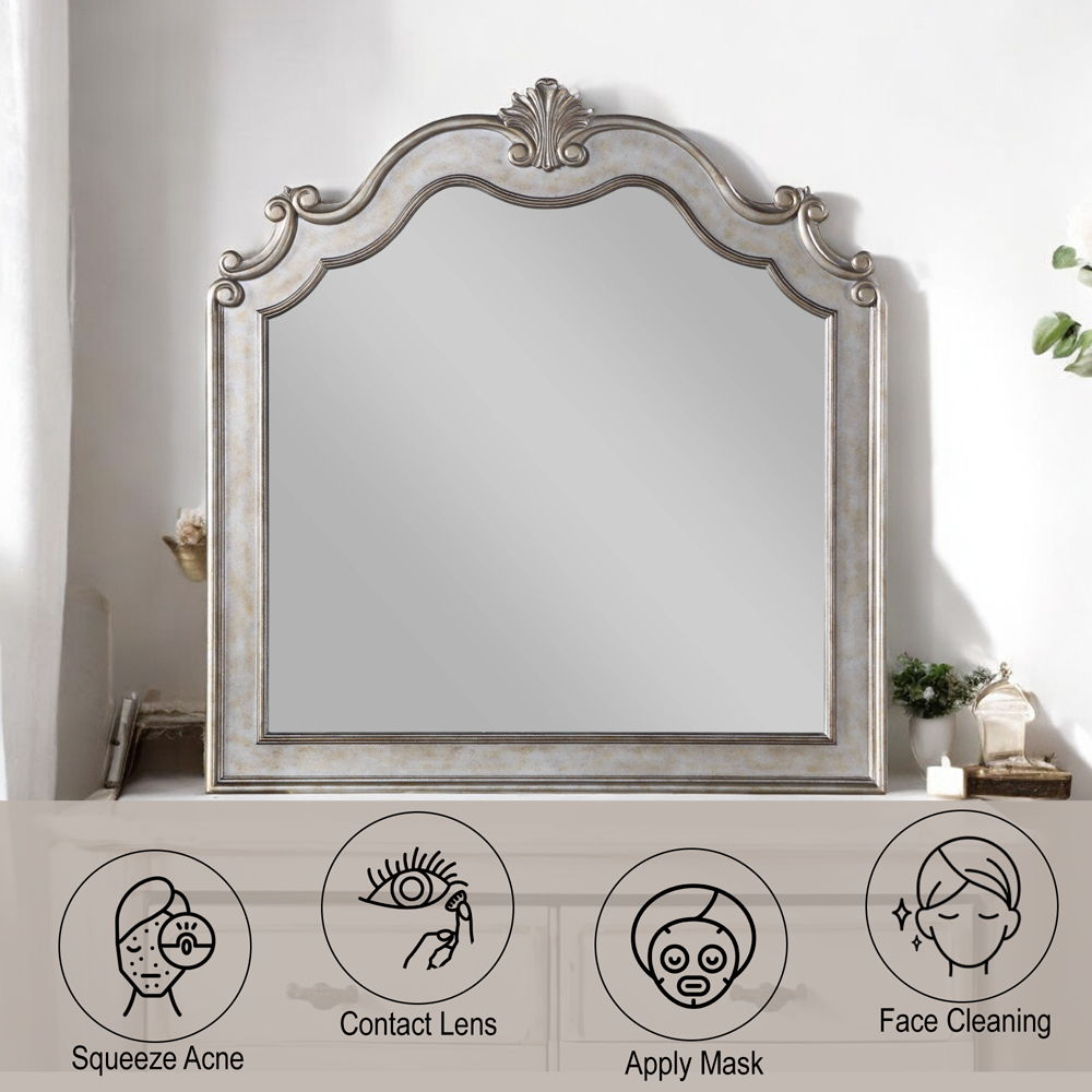 Esteban - Mirror - Antique Champagne - Urban Living Furniture (Los Angeles, CA)