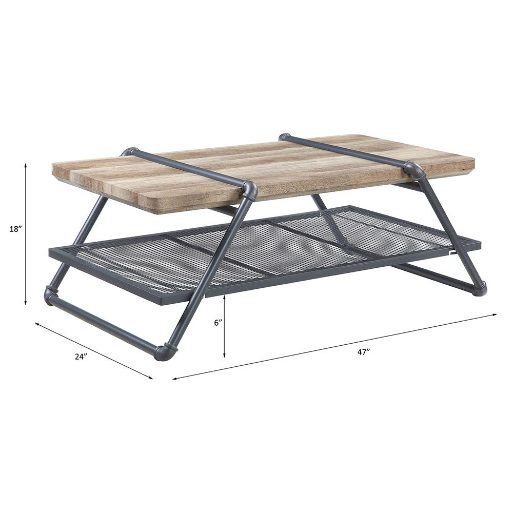 Brantley - Coffee Table - Oak & Sandy Gray - Urban Living Furniture (Los Angeles, CA)