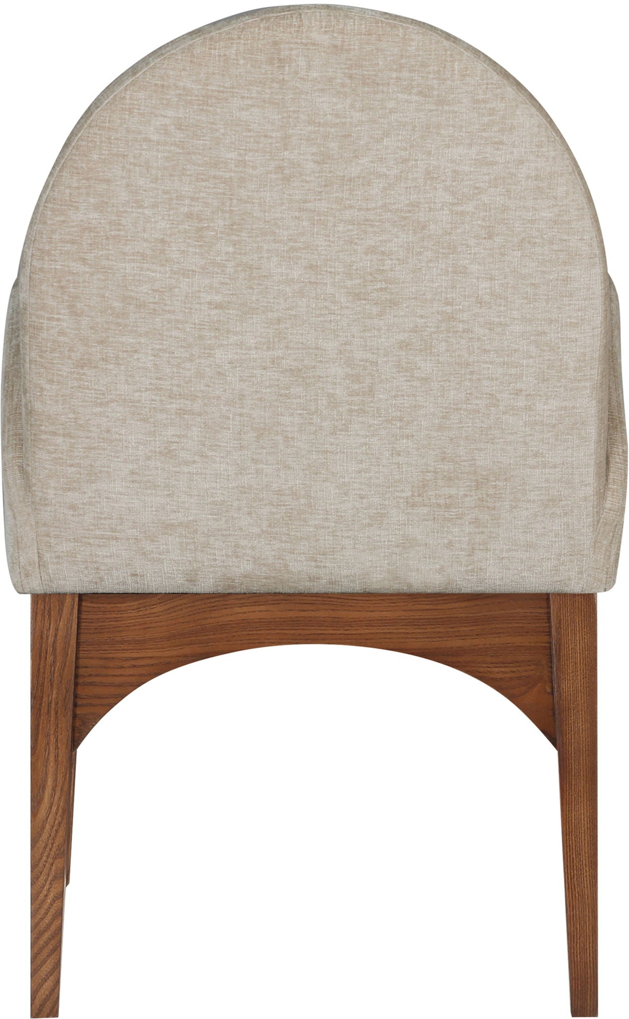 Waldorf - Chenille Dining Arm Chair With Brown Legs - Urban Living Furniture (Los Angeles, CA)