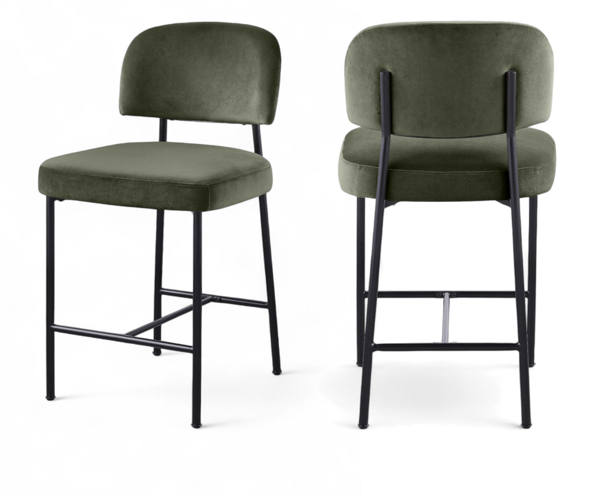 Zarelle - Performance Fabric Upholstered Counter Stool (Set of 2) - Urban Living Furniture (Los Angeles, CA)