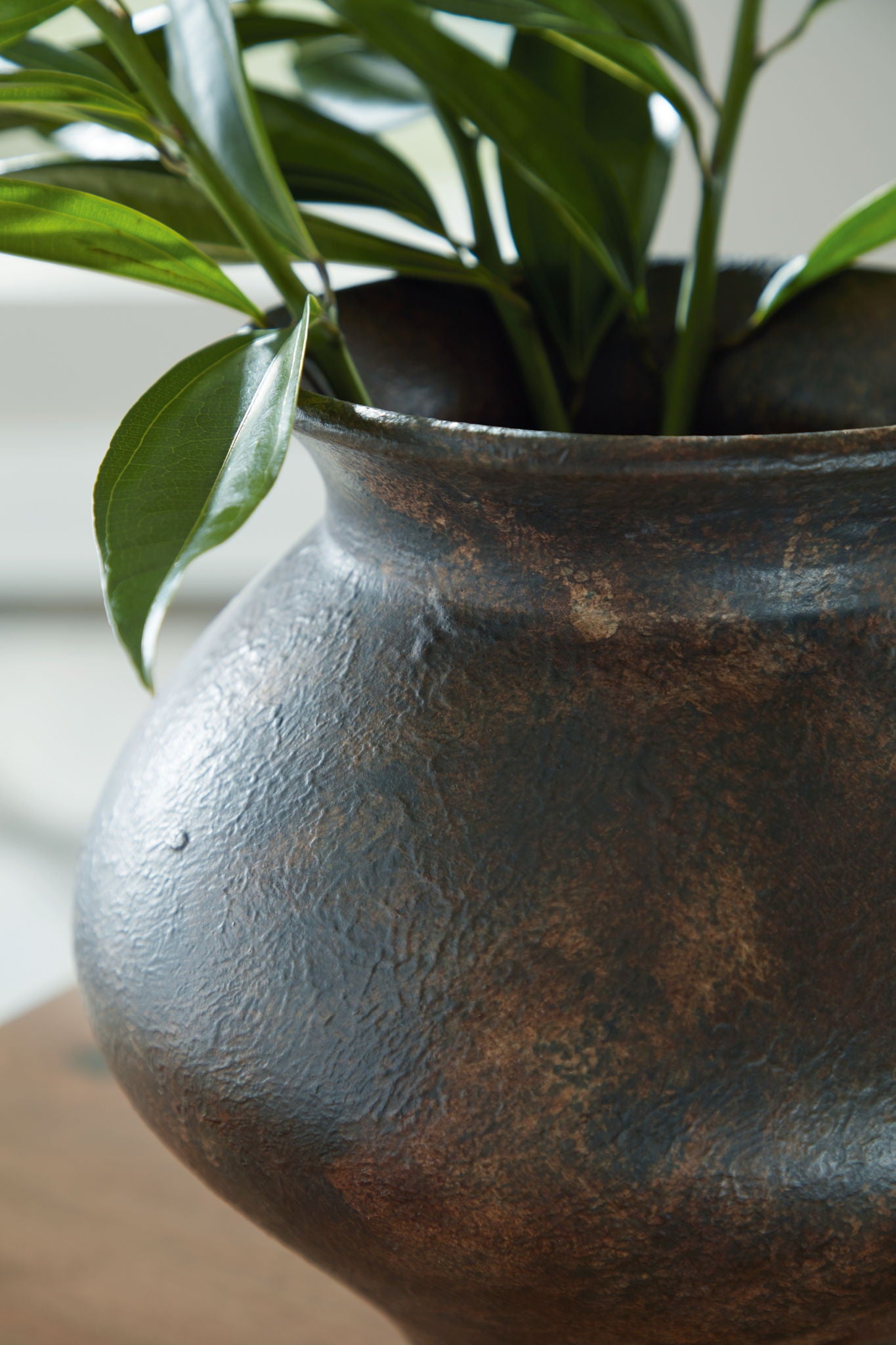 Laddlow - Vase - Antique Brown - Urban Living Furniture (Los Angeles, CA)