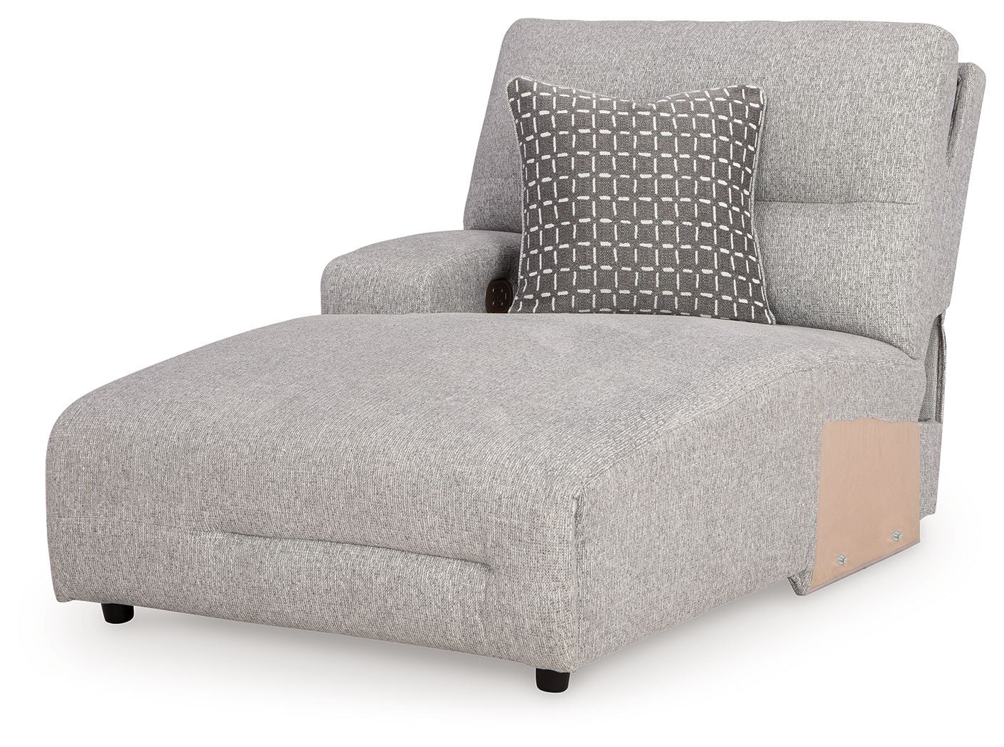 Acklen Place - Pewter - Laf Power Reclining Back Chaise - Urban Living Furniture (Los Angeles, CA)