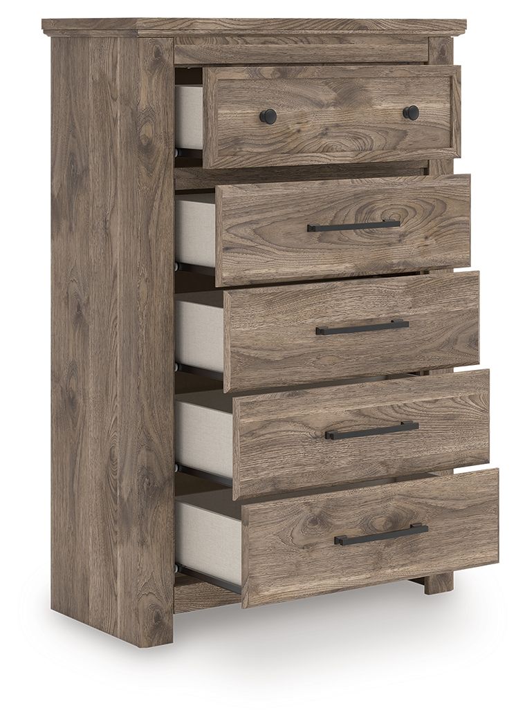 Rusticott - Brown - Five Drawer Chest - Urban Living Furniture (Los Angeles, CA)