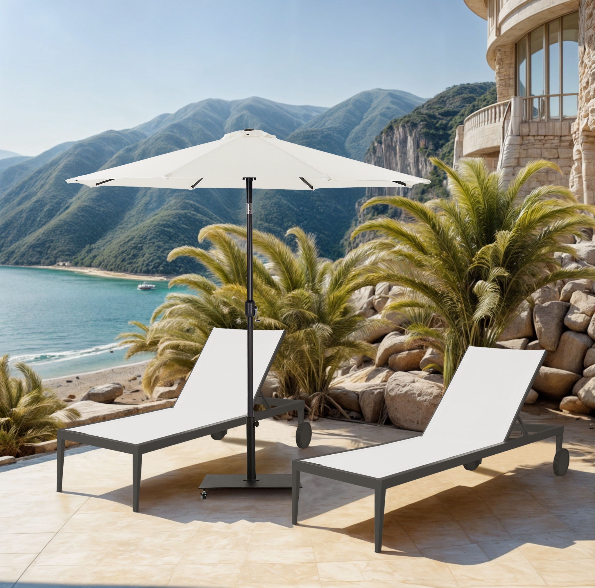 Fiji - Patio Umbrella With Black Pole - Urban Living Furniture (Los Angeles, CA)