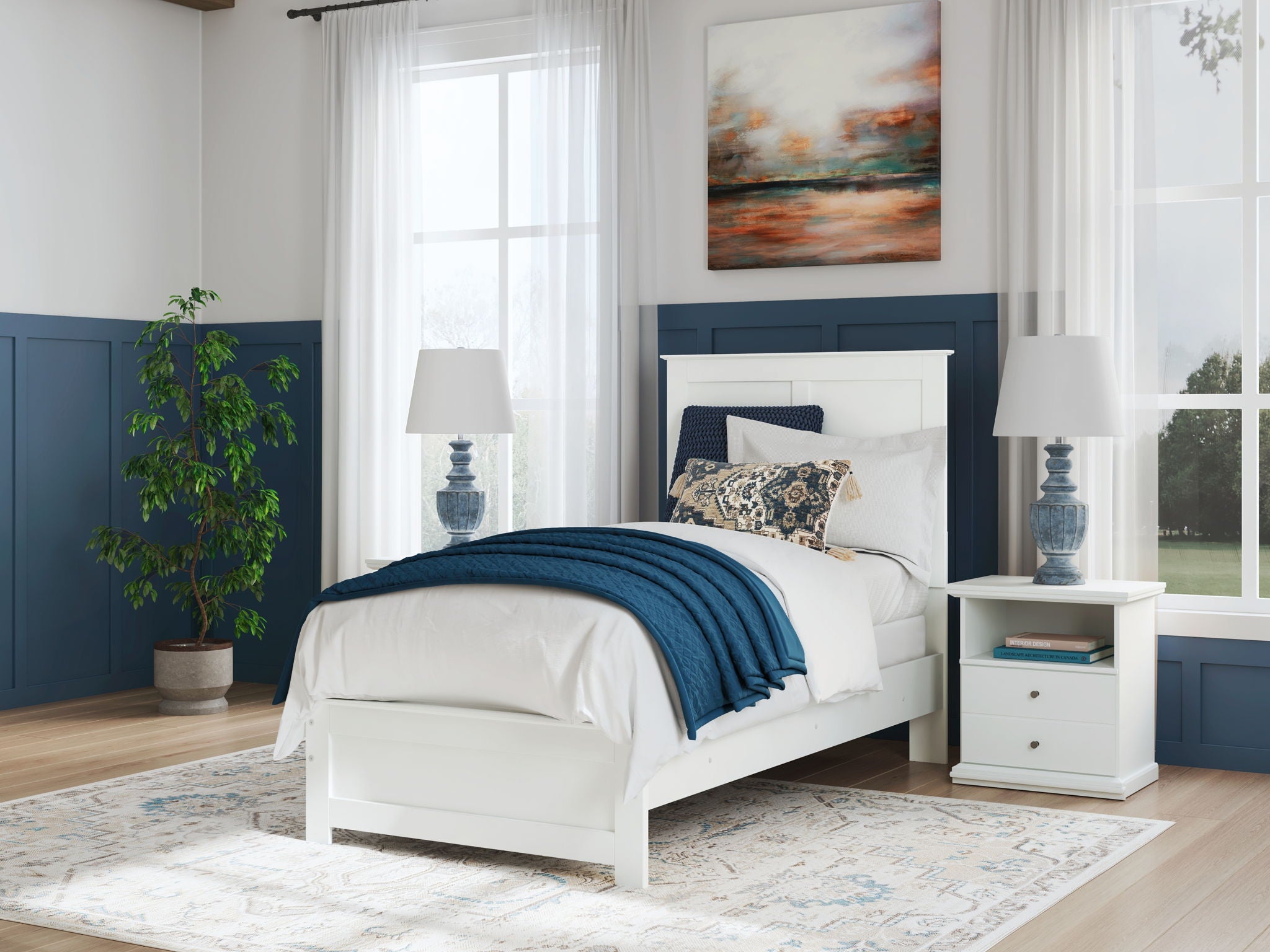 Bostwick Shoals - Panel Bed With Framed Footboard - Urban Living Furniture (Los Angeles, CA)
