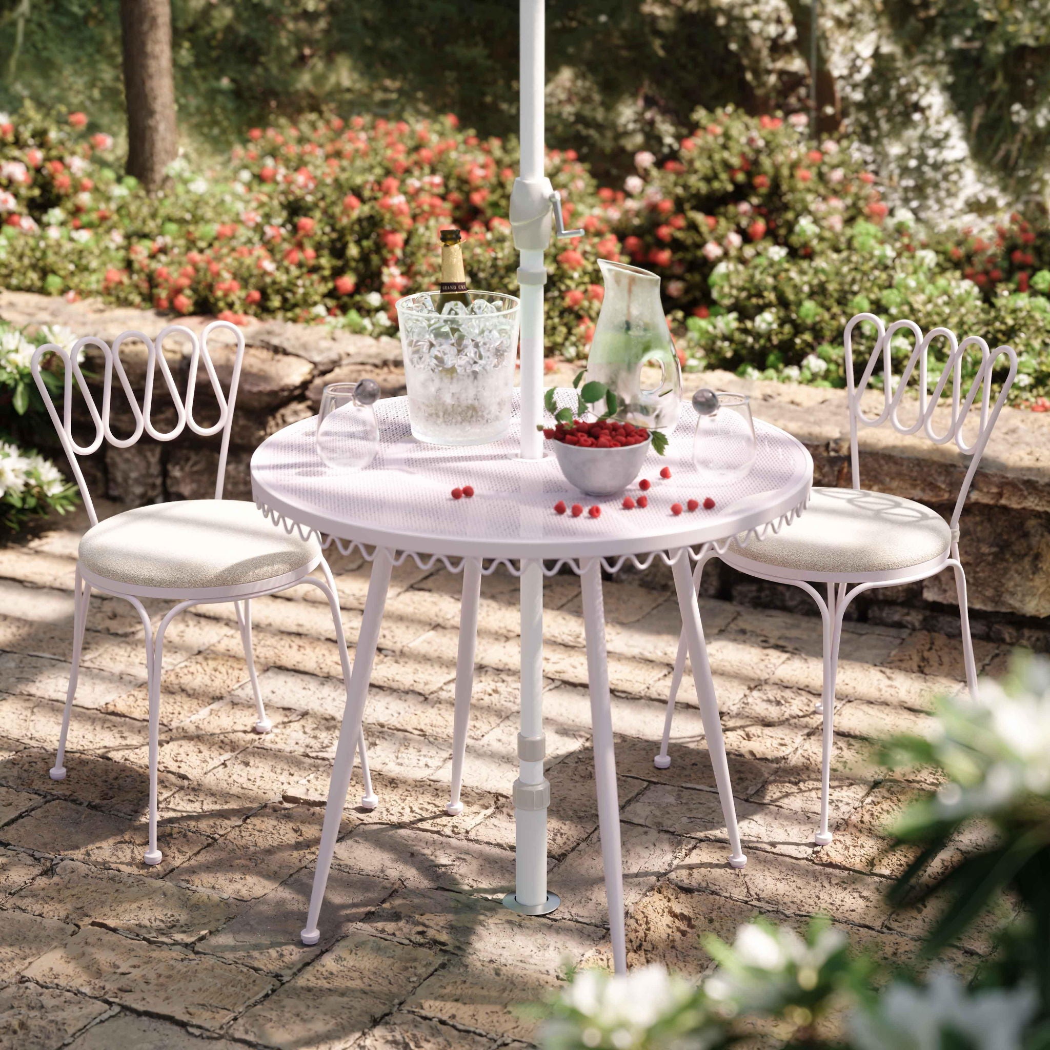 Erica - Wrought Iron Outdoor Chair - Urban Living Furniture (Los Angeles, CA)