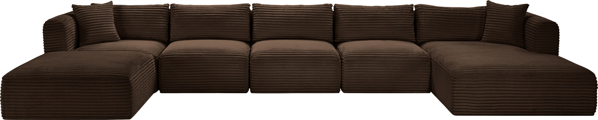 Shaggy - 6 Piece Modular Sectional With Chaise And Ottoman - Urban Living Furniture (Los Angeles, CA)
