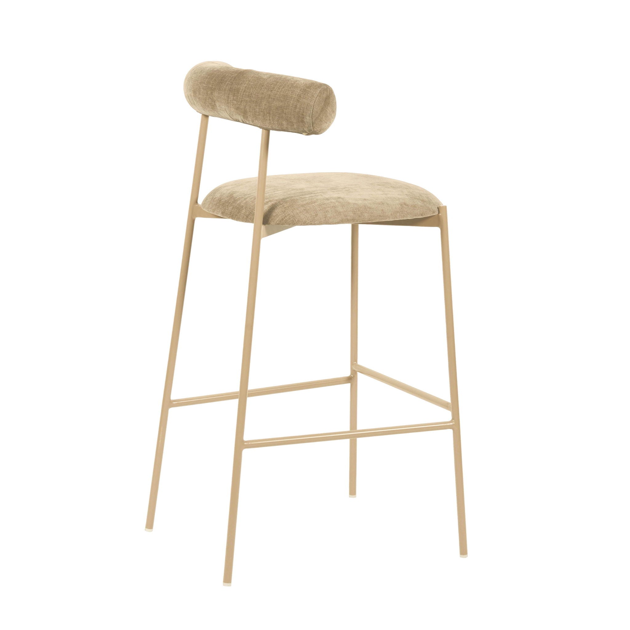 Liliana - Velvet Bar Stool - Urban Living Furniture (Los Angeles, CA)