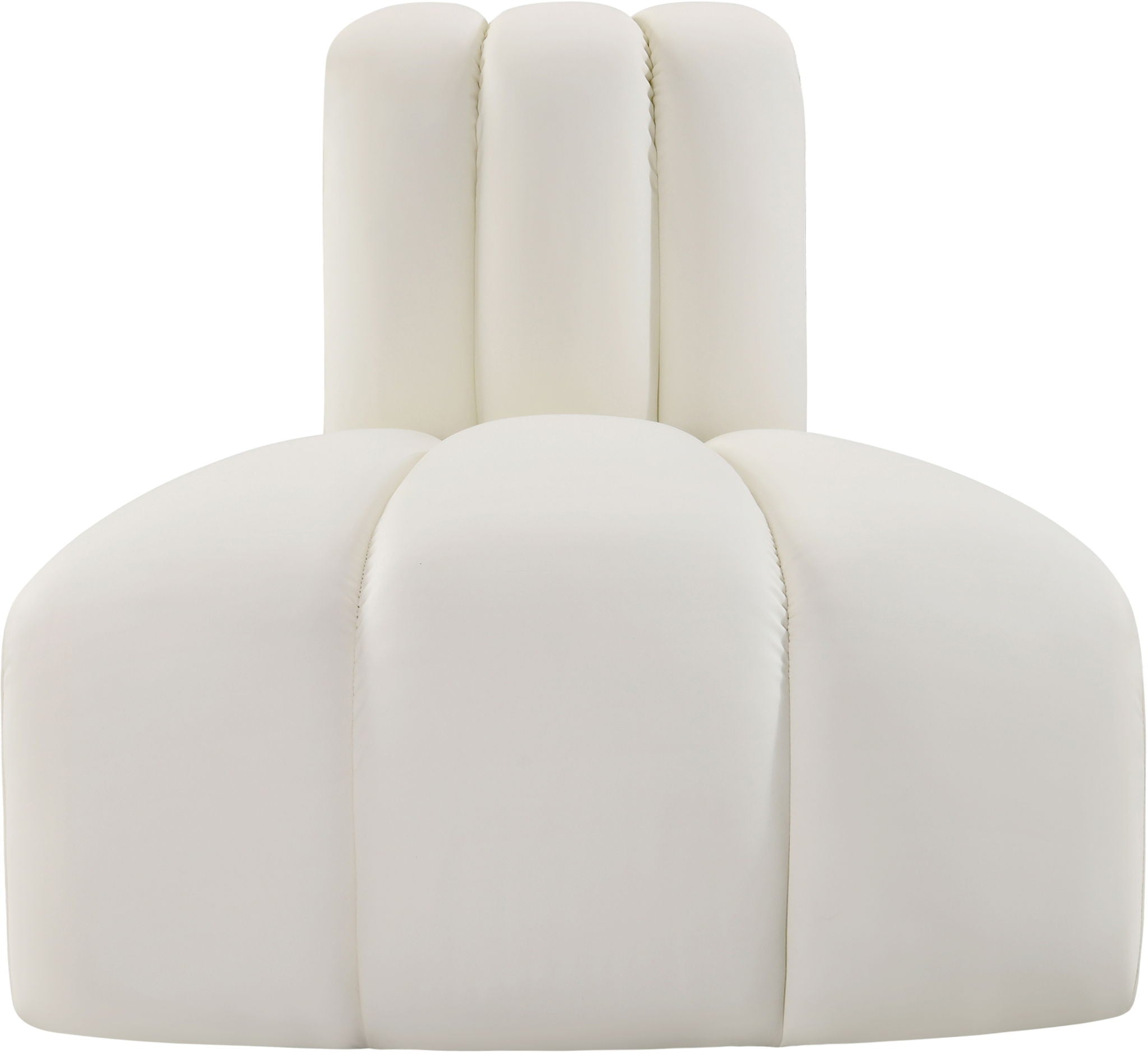 Arc - Faux Leather Reverse Corner Chair - Urban Living Furniture (Los Angeles, CA)