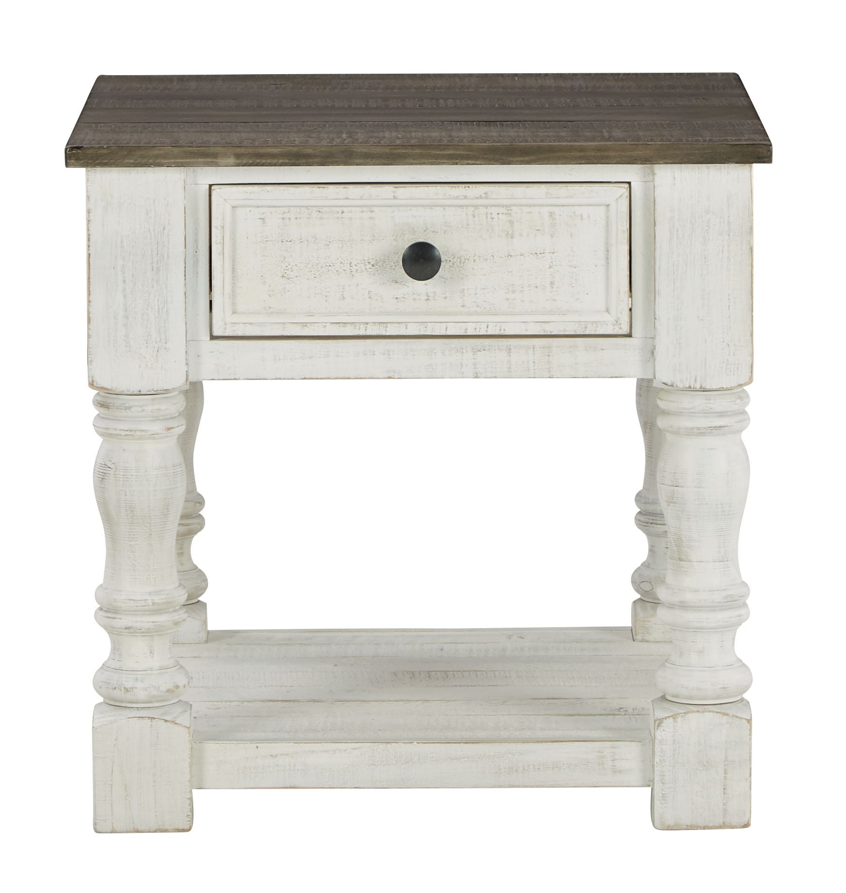 Havalance - White / Gray - Square End Table - Urban Living Furniture (Los Angeles, CA)