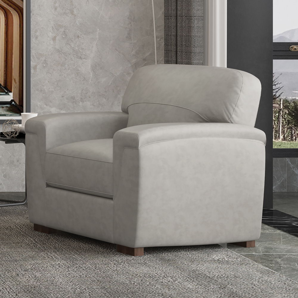 Cornelia - Chair - Pearl Gray Leather - Urban Living Furniture (Los Angeles, CA)