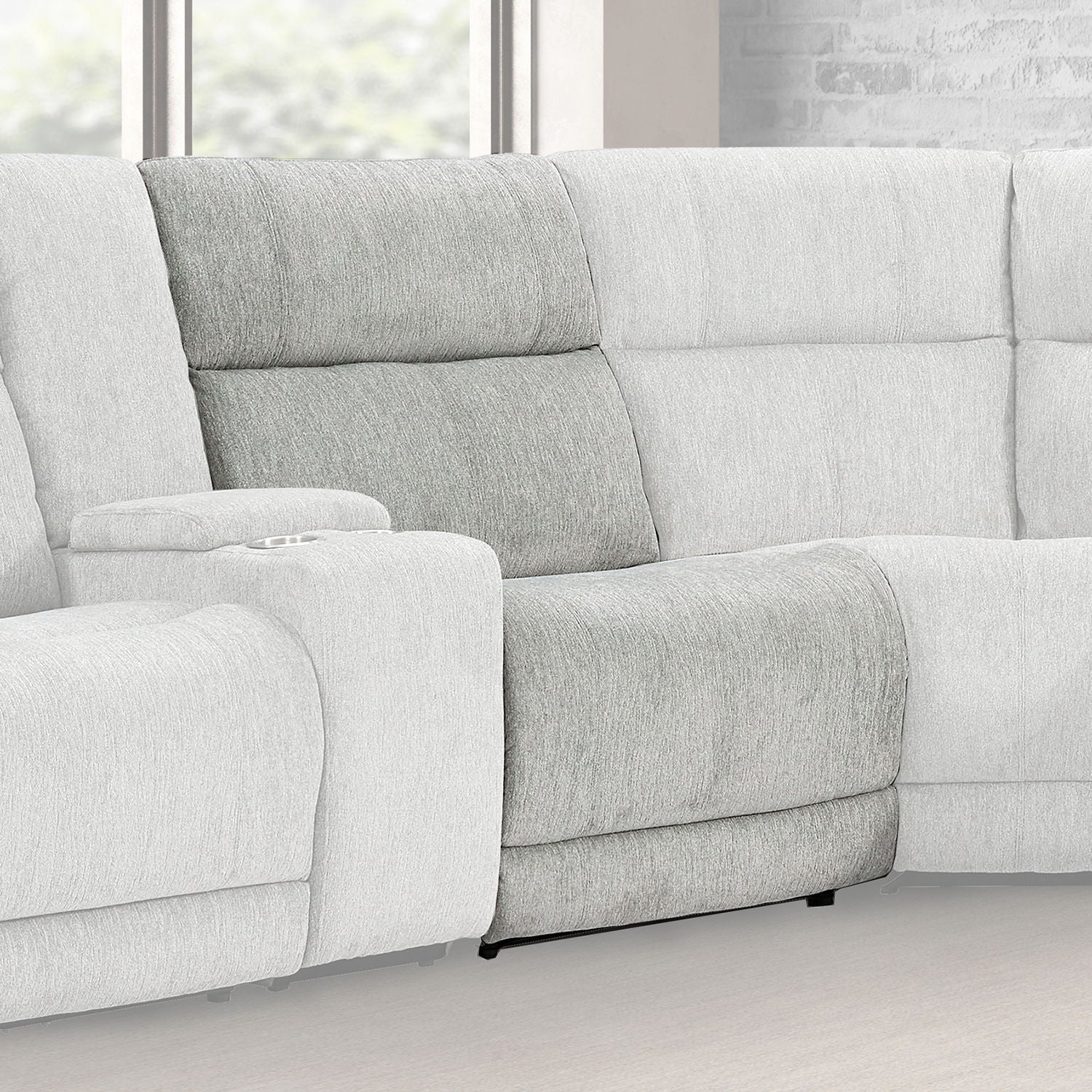 Spencer - Armless Chair - Tide Pebble