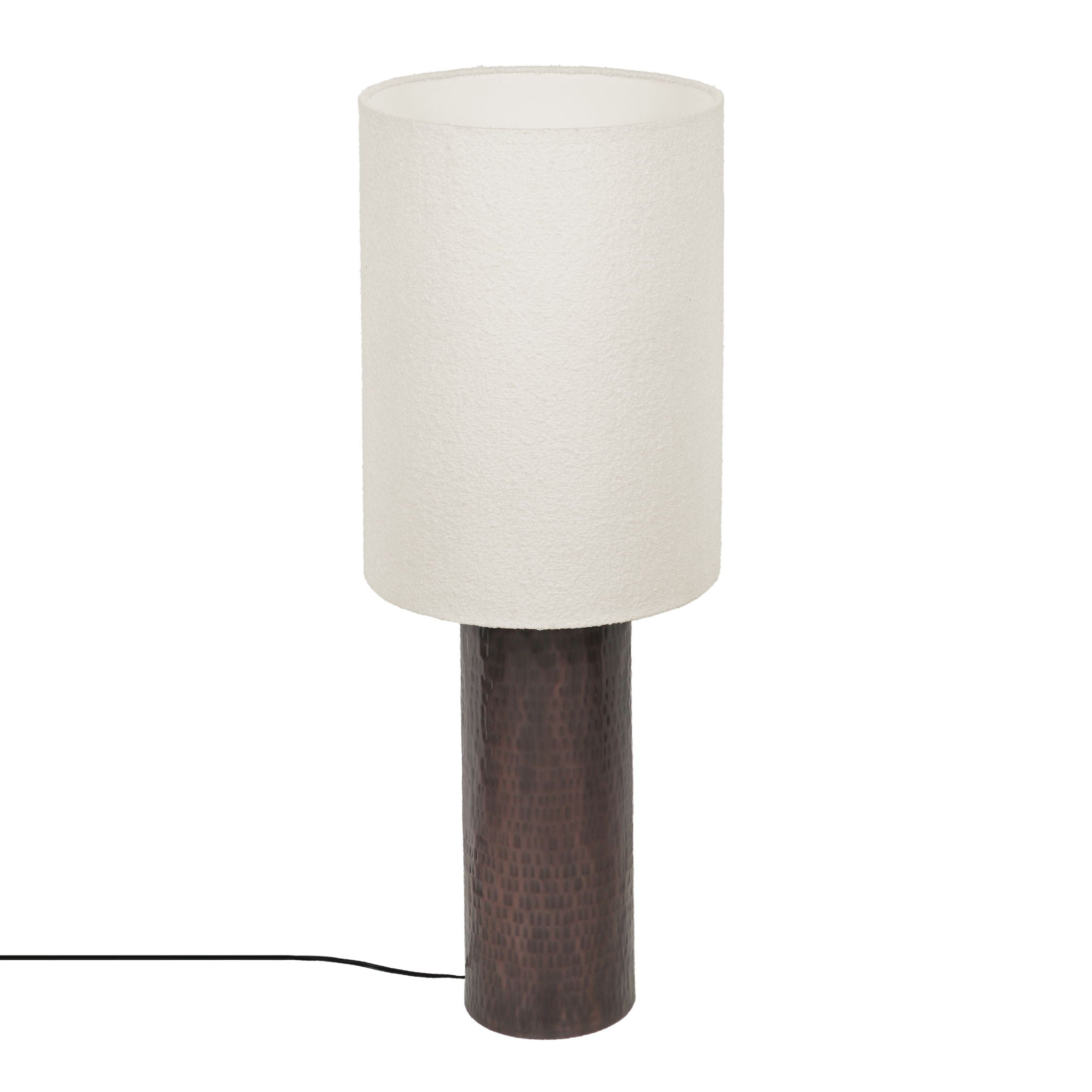 Grava - Floor Lamp - Black / White