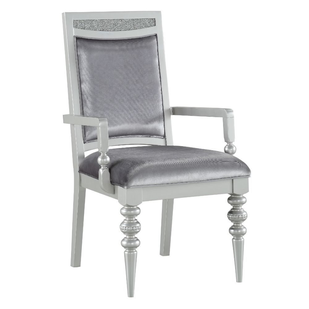Maverick - Arm Chair (Set of 2) - Fabric & Platinum - Urban Living Furniture (Los Angeles, CA)