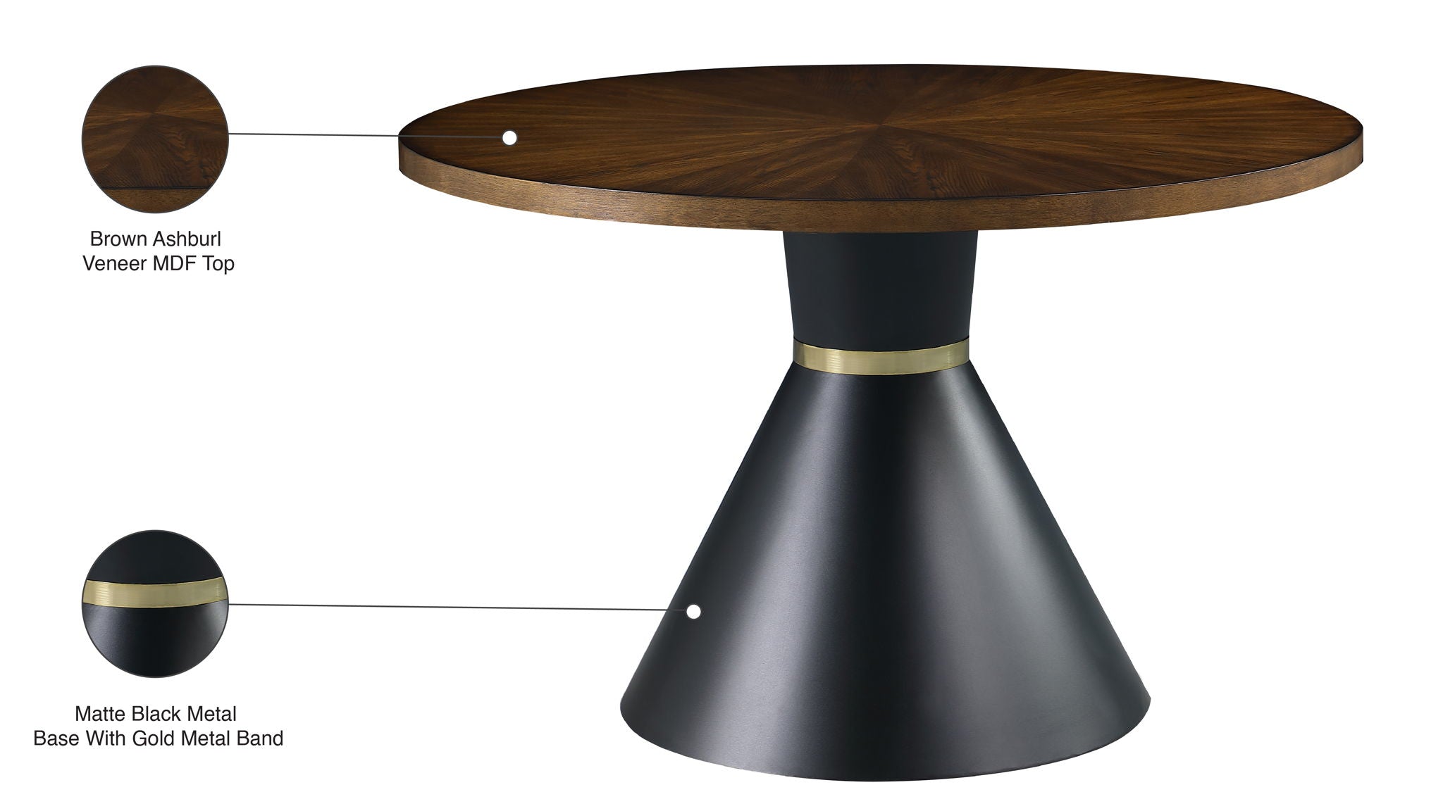 Sheridan - Dining Table - Brown - Urban Living Furniture (Los Angeles, CA)