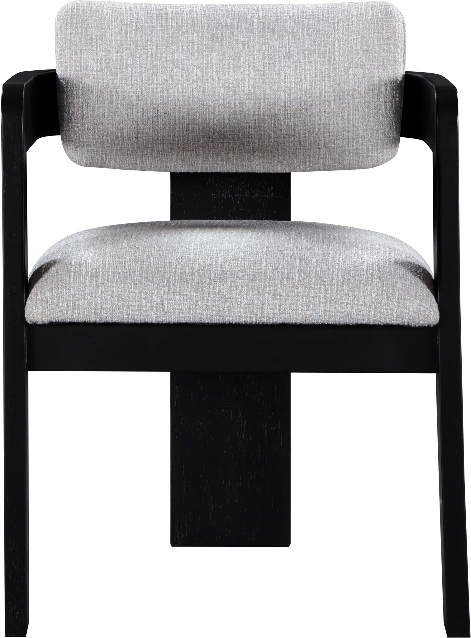 Sacha - Linen Dining Chair With Black Base (Set of 2) - Urban Living Furniture (Los Angeles, CA)