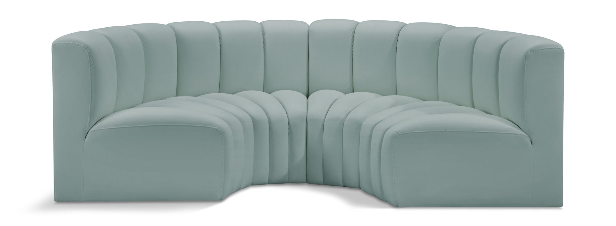 Arc - Faux Leather 4 Piece U-Shaped Modular Sofa - Urban Living Furniture (Los Angeles, CA)
