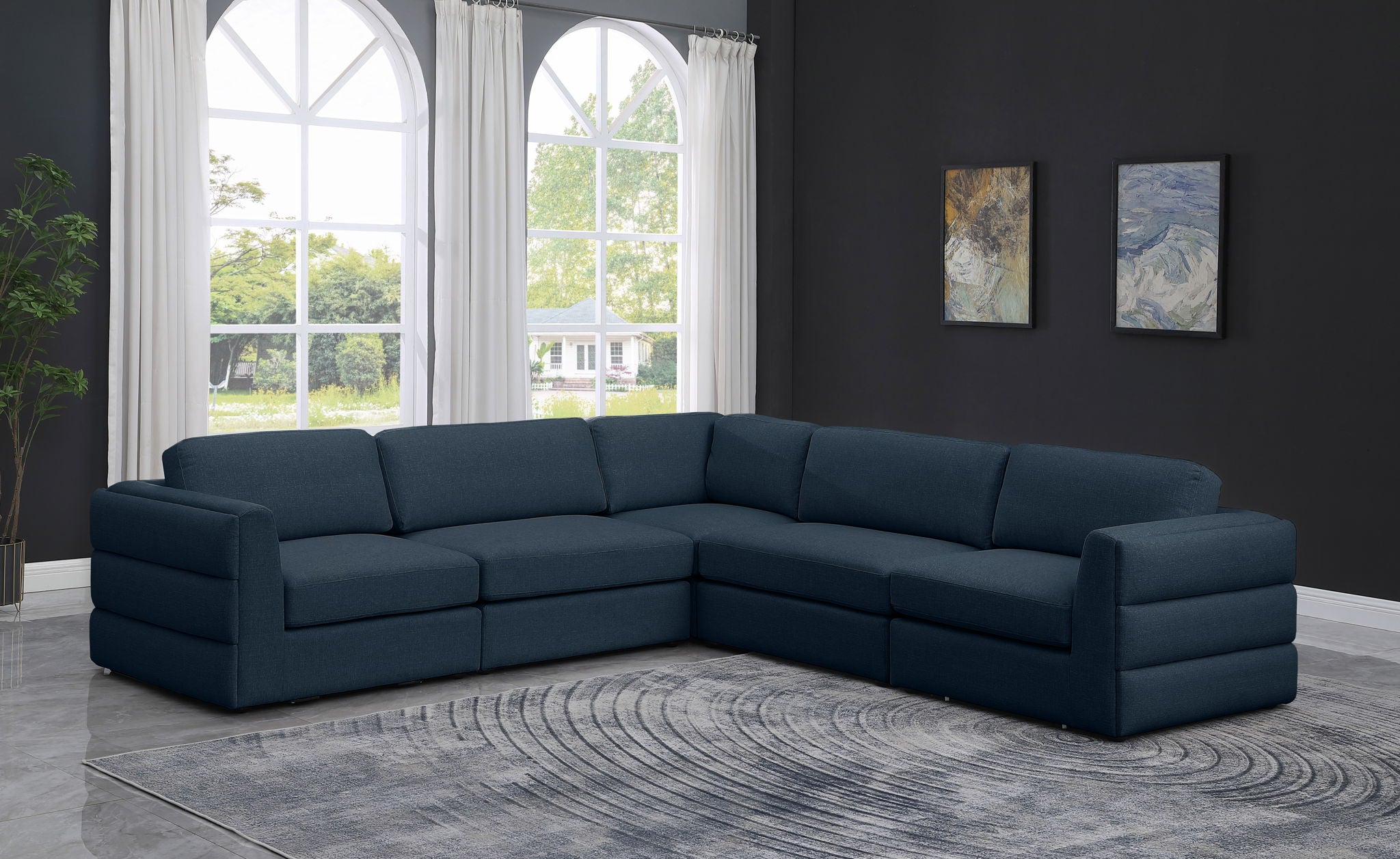 Beckham - 5 Piece Modular Corner Sectional - Urban Living Furniture (Los Angeles, CA)