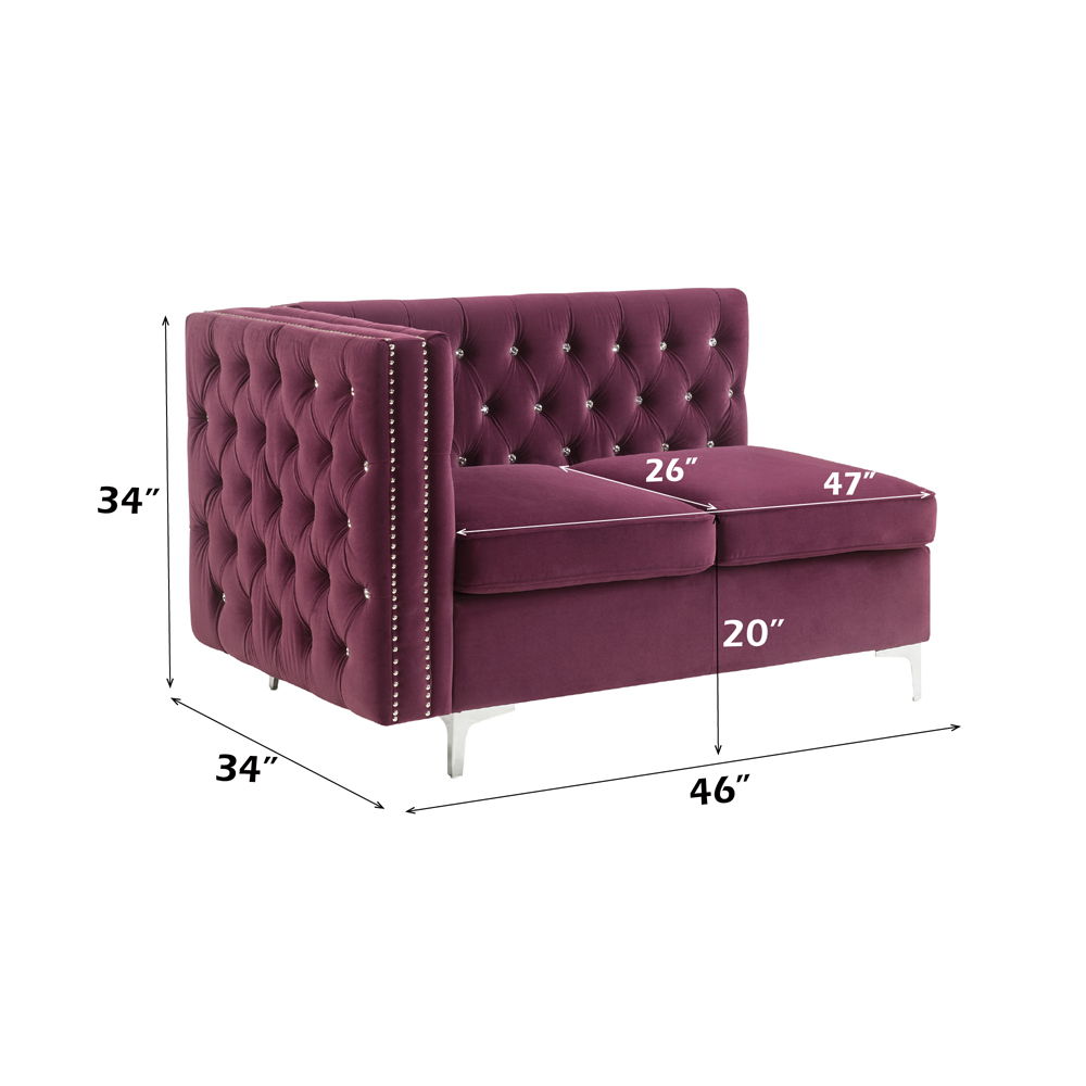 Jaszira - Modular - Armless Loveseat w/2 Pillows - Urban Living Furniture (Los Angeles, CA)