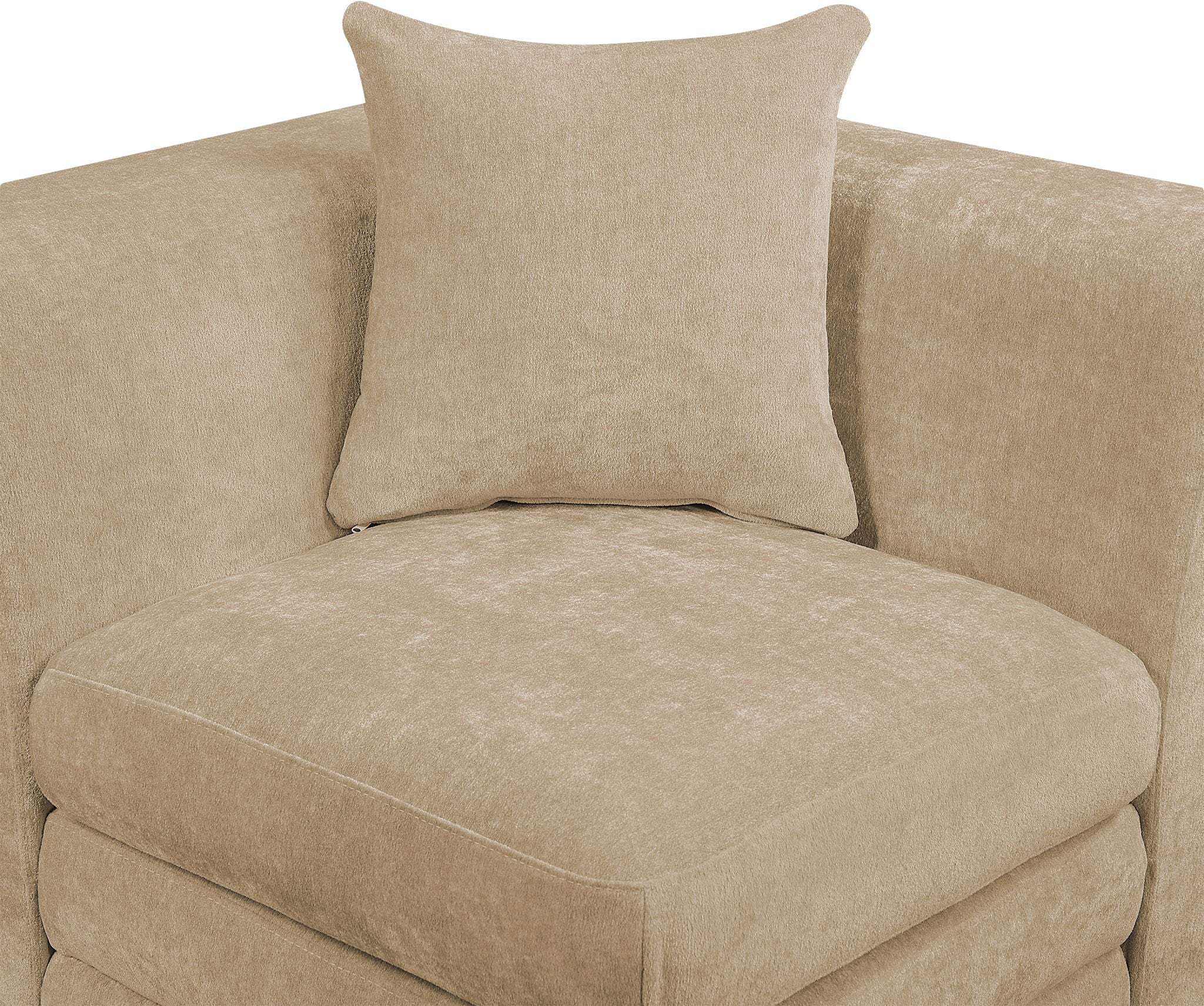 Stellar - Chenille Fabric Upholstered Modular Corner Chair - Urban Living Furniture (Los Angeles, CA)