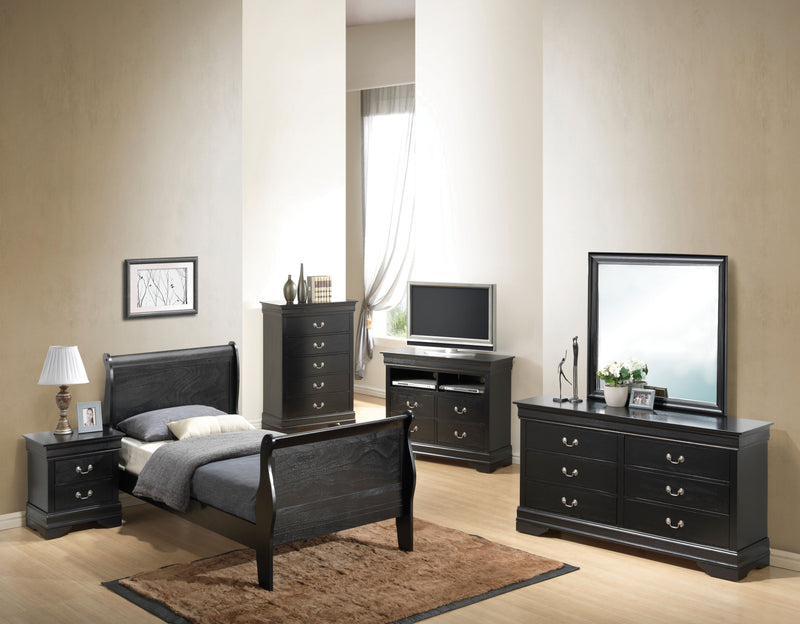 Panel Sleigh Bed - Urban Living Furniture (Los Angeles, CA)