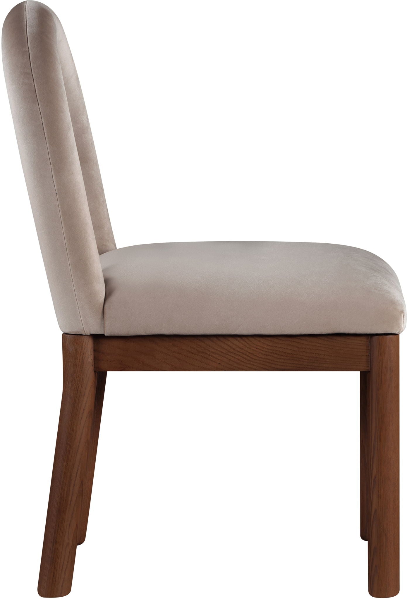 Conrad - Velvet Dining Chair With Brown Legs - Urban Living Furniture (Los Angeles, CA)