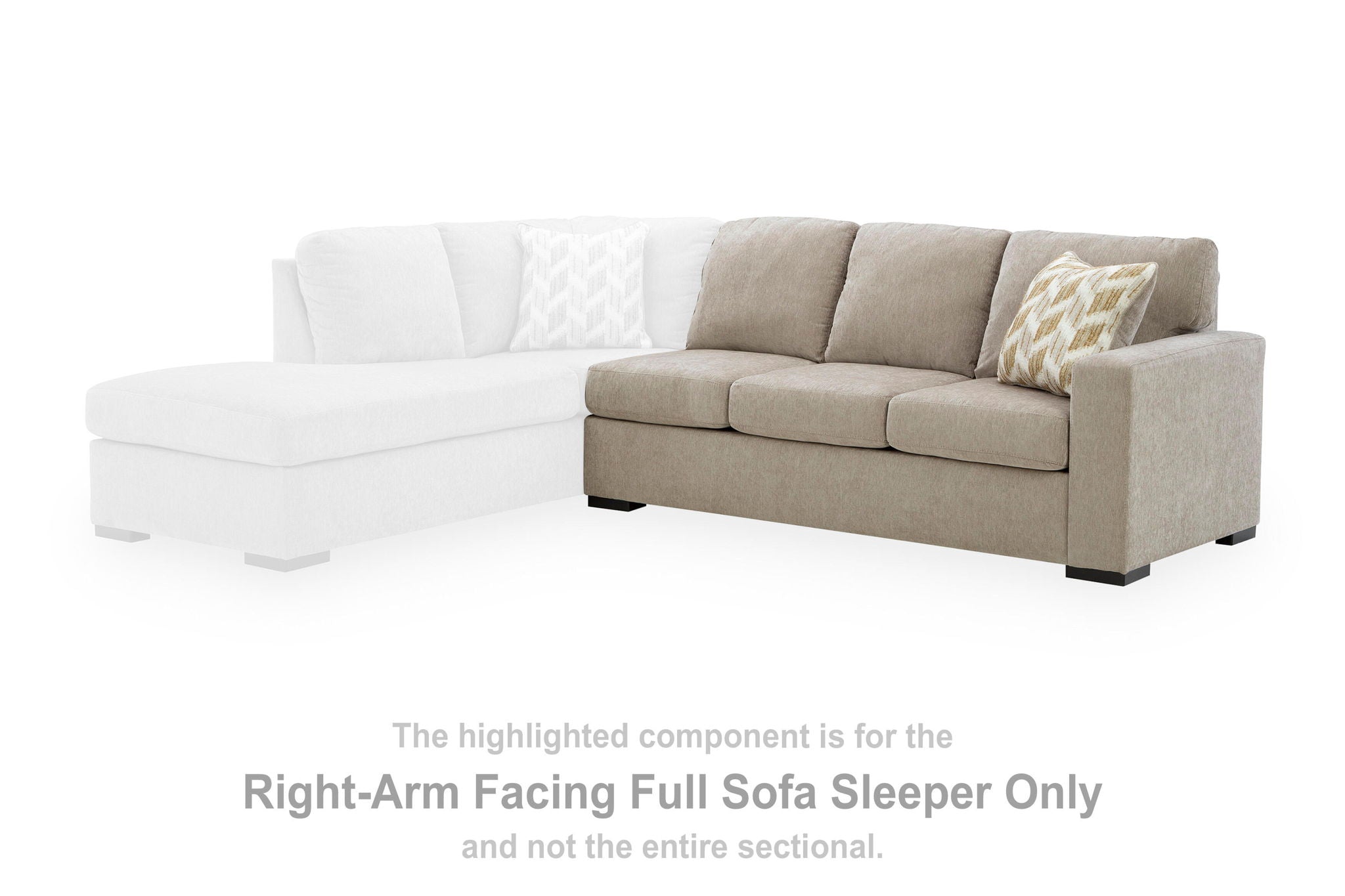 Bridgepoint - RAF Full Sofa Sleeper - Stone