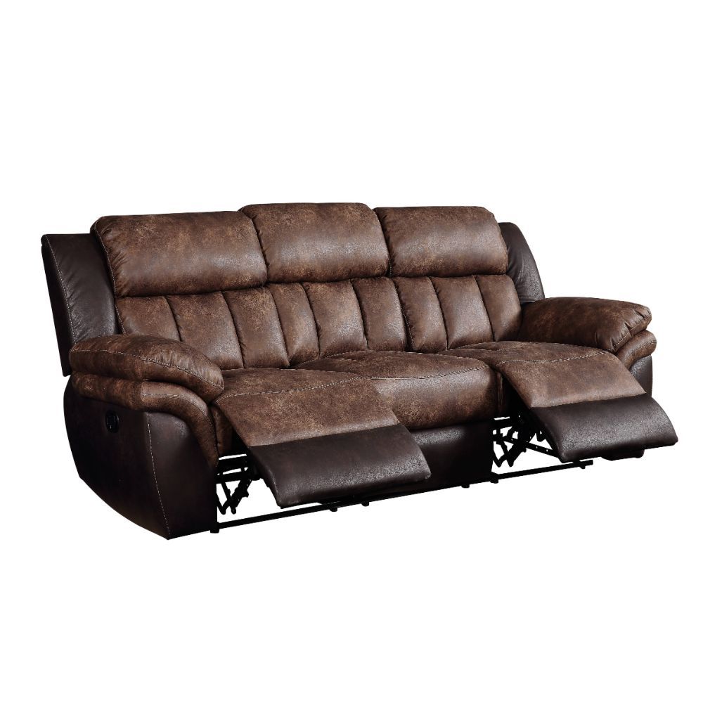 Jaylen - Sofa - Toffee & Espresso Polished Microfiber - Urban Living Furniture (Los Angeles, CA)