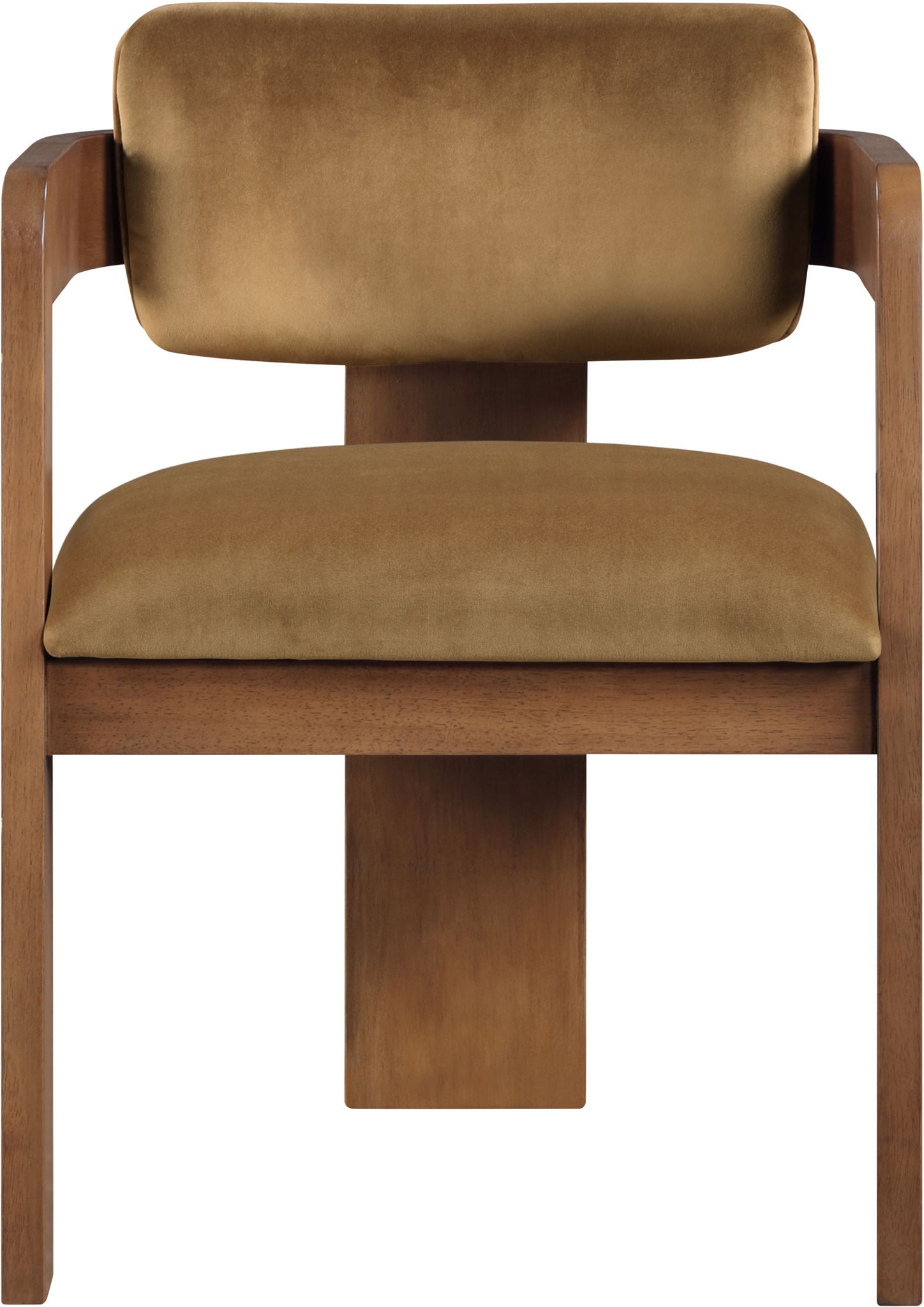 Sacha - Velvet Dining Chair With Brown Base (Set of 2) - Urban Living Furniture (Los Angeles, CA)