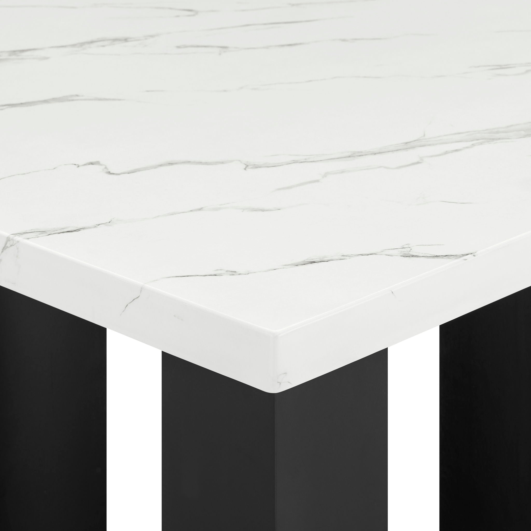 Parkside - Counter Height Table - White / Black - Urban Living Furniture (Los Angeles, CA)