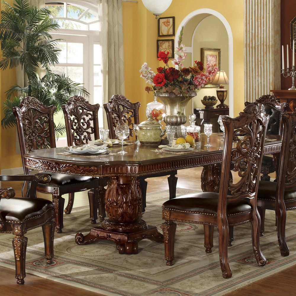 Vendome - Dining Table w/Double Pedestal - Urban Living Furniture (Los Angeles, CA)