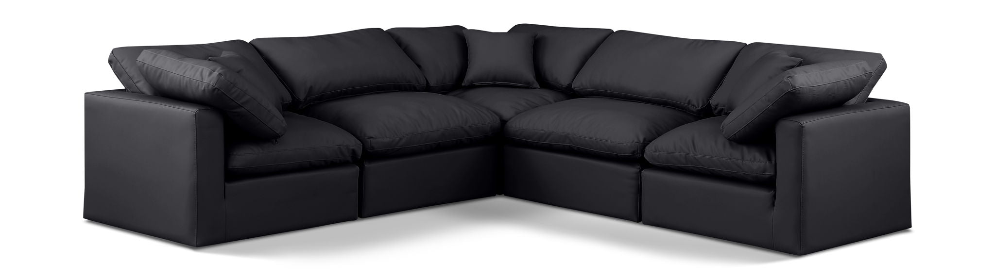 Indulge - Faux Leather 5 Piece Modular Corner Sectional - Urban Living Furniture (Los Angeles, CA)