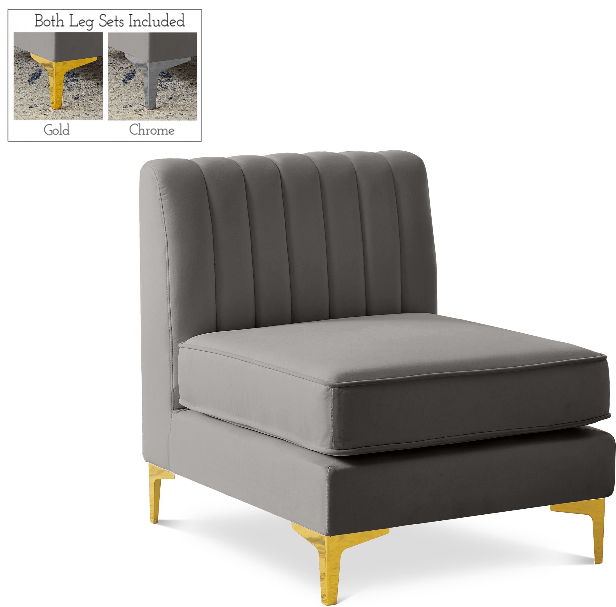 Alina - Armless Chair - Urban Living Furniture (Los Angeles, CA)
