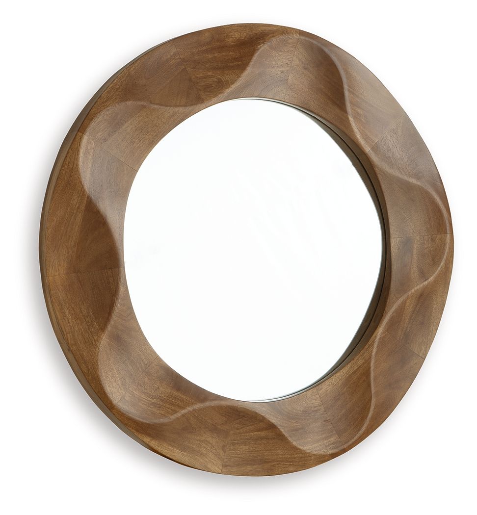 Aajon - Brown - Accent Mirror - Urban Living Furniture (Los Angeles, CA)