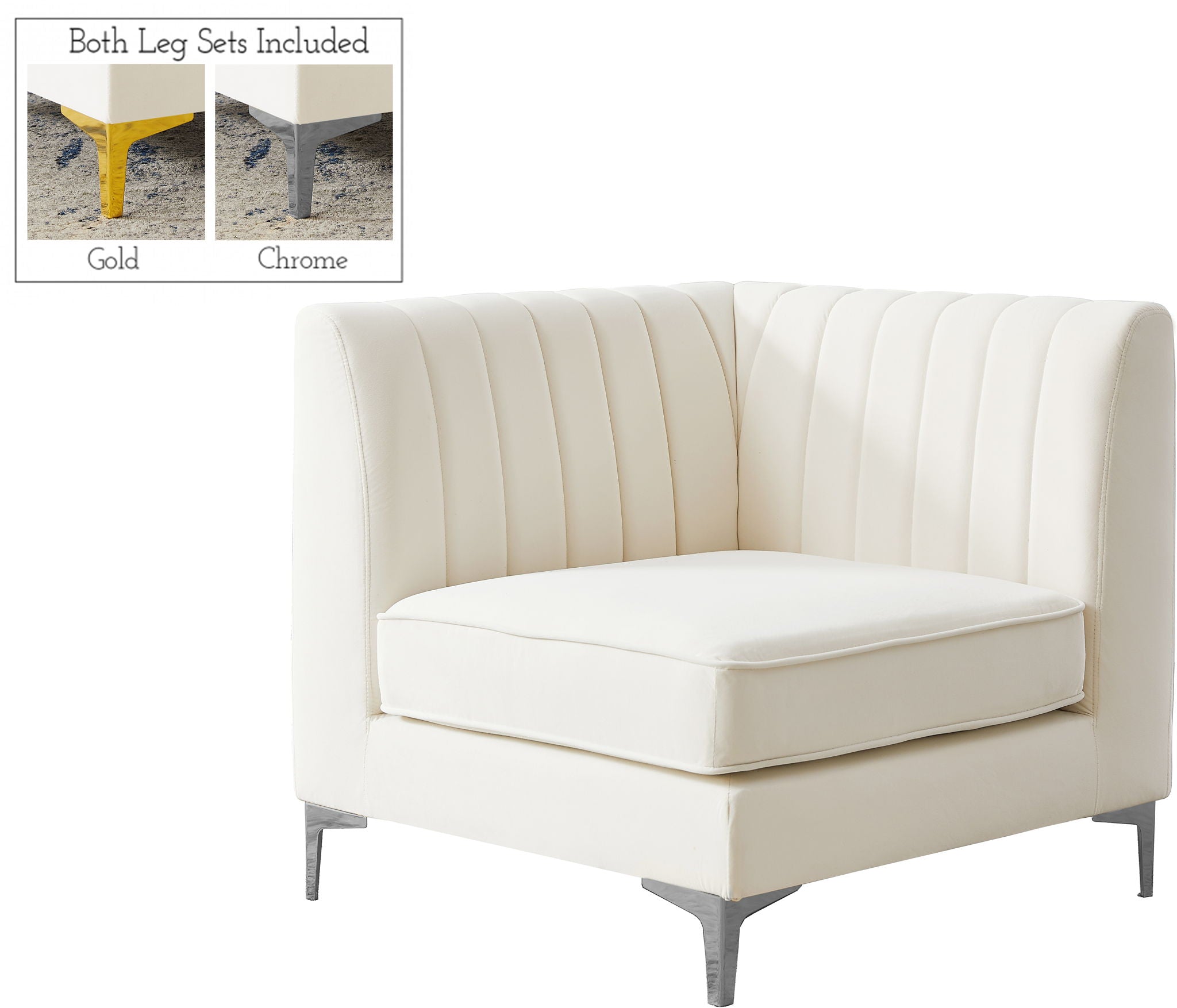 Alina - Corner Chair - Urban Living Furniture (Los Angeles, CA)