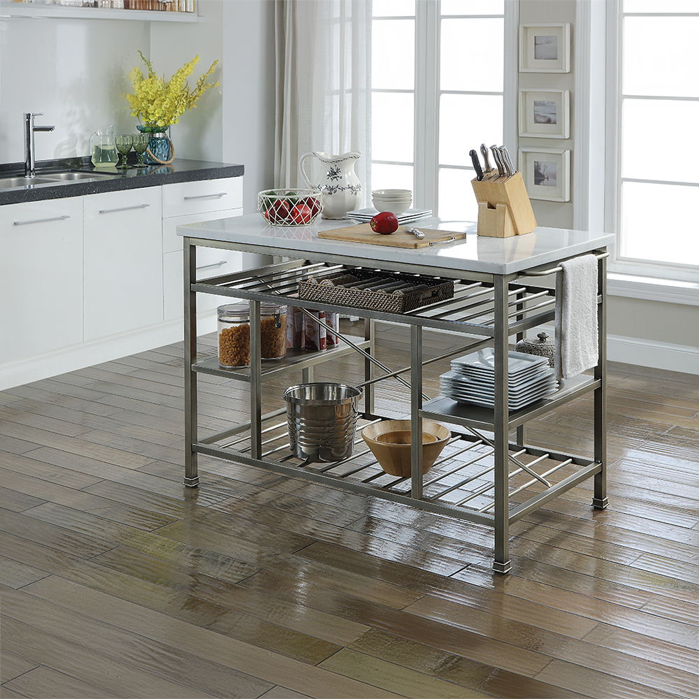 Lanzo - Kitchen Island (Counter) - Urban Living Furniture (Los Angeles, CA)