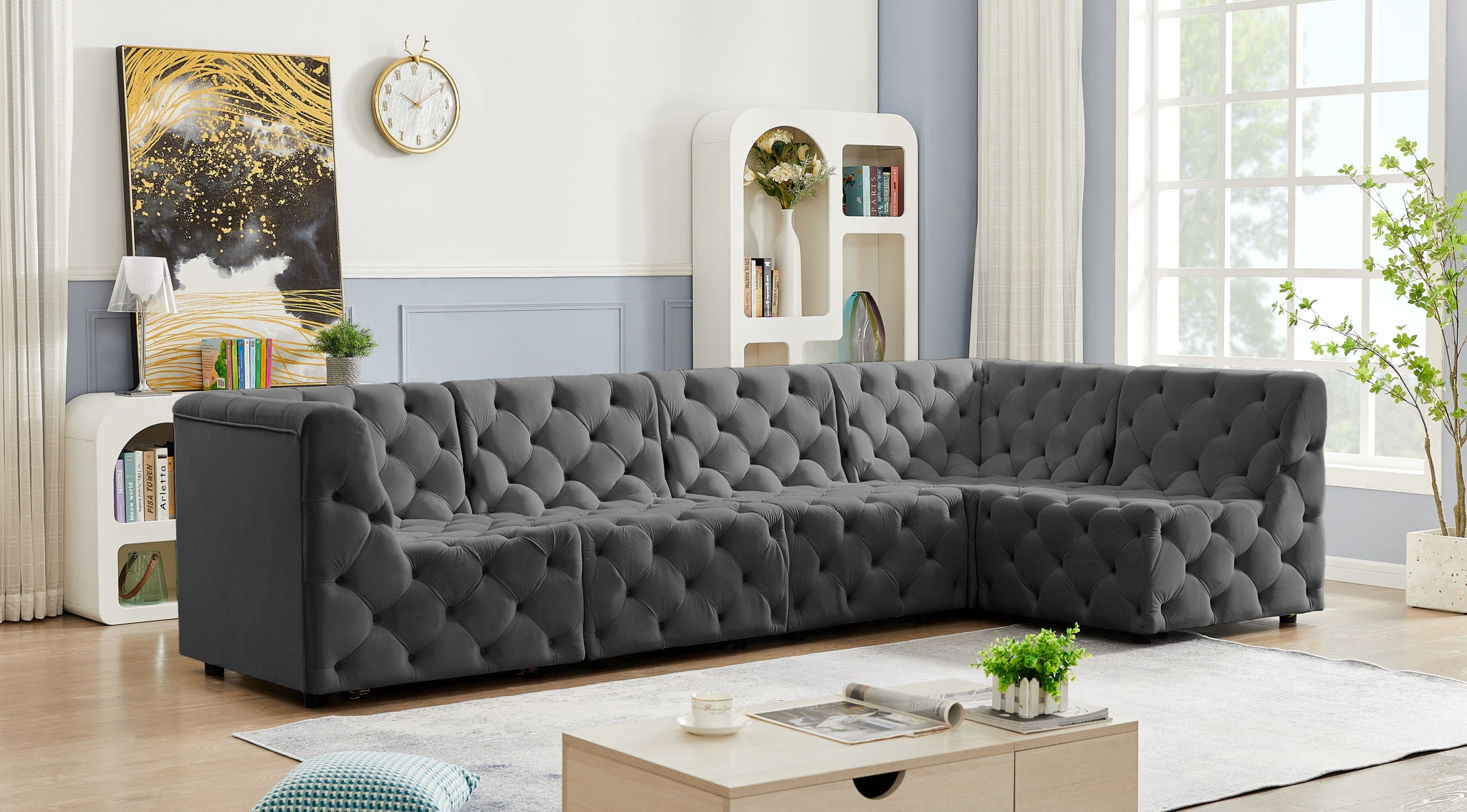Tuft - 5 Piece Modular Sectional - Urban Living Furniture (Los Angeles, CA)